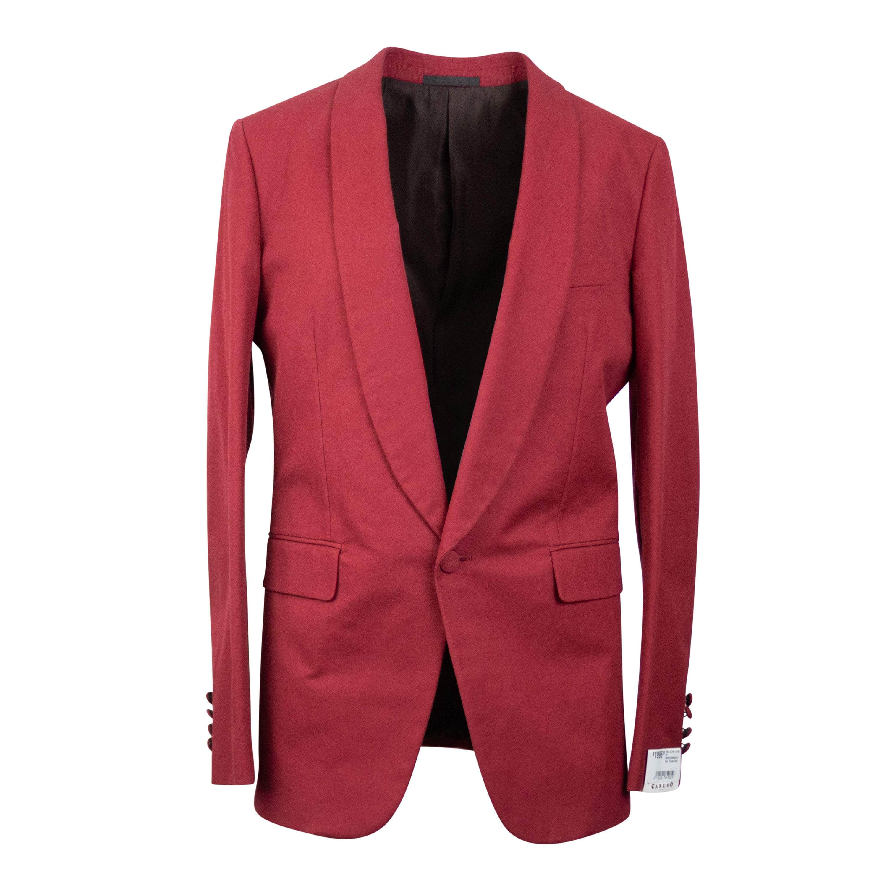 Caruso CRS-XTPS-0116/50 NWT Caruso Red Caruso Wool Single Breasted Suit 10R Size 50 $1995 CRS-XTPS-0116/50