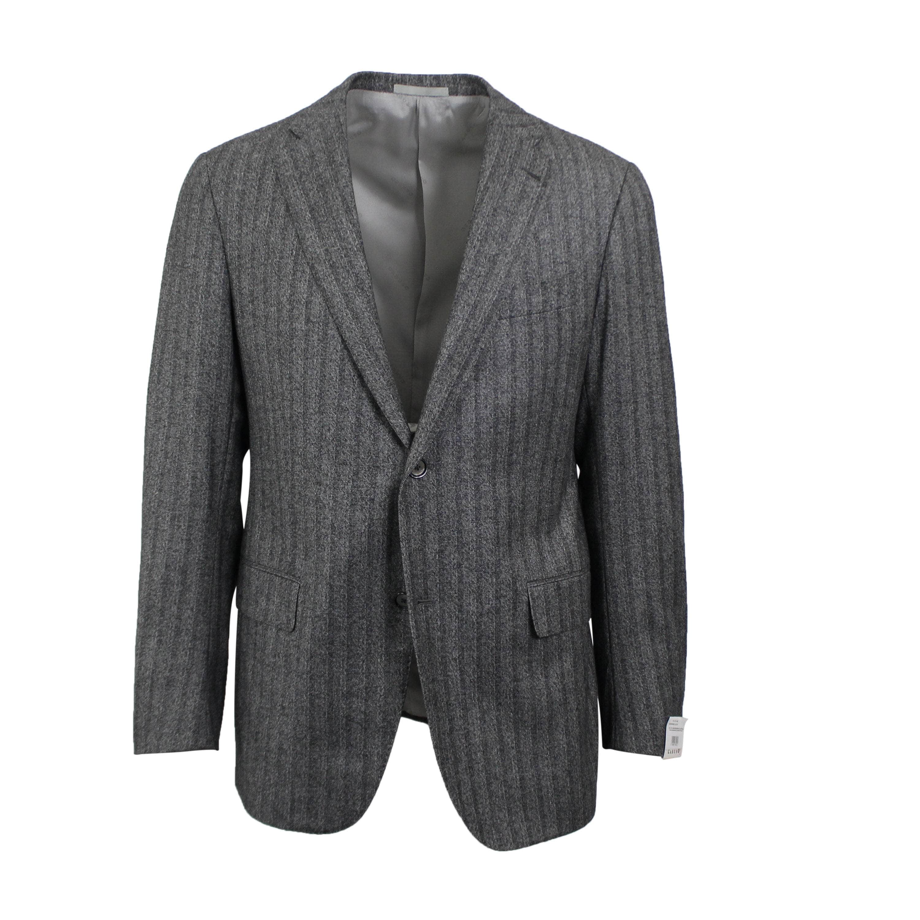 Caruso CRS-XTPS-0168/50 NWT Caruso Grey Single Breasted Wool And Cashmere Suit Size 50 $1995 CRS-XTPS-0168/50