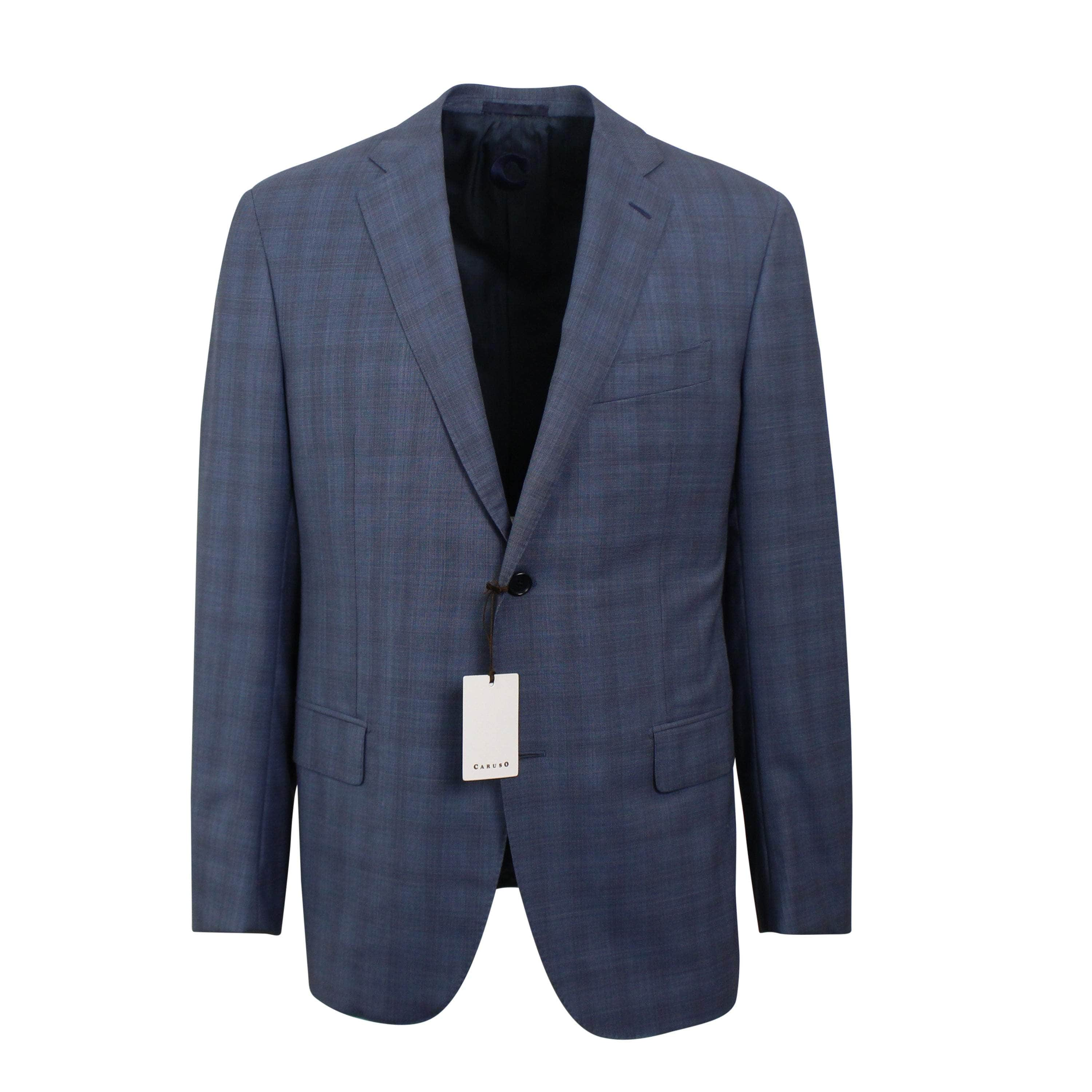 Caruso CRS-XTPS-0192/50 NWT Caruso Light Blue Single Breasted Wool Suit 7R Size 50 $1995 CRS-XTPS-0192/50