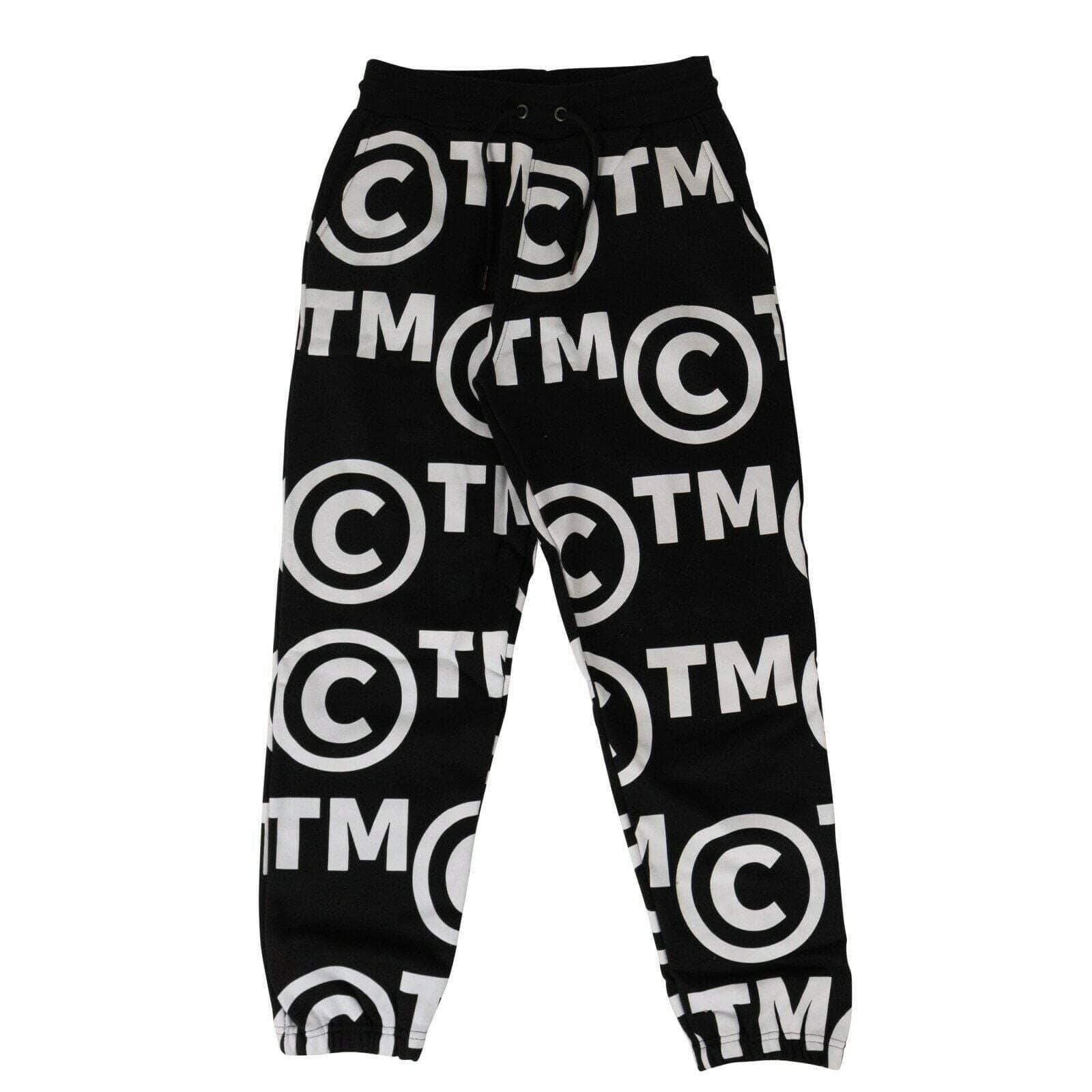 Chinatown Market 86CT-1053/M NWT CHINATOWN MARKET Black 'Trade Mark' Sweatpants Size M 86CT-1053/M