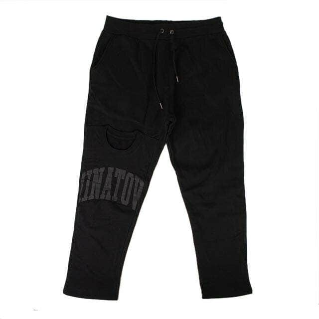 Chinatown Market 86CT-1065/M NWT CHINATOWN MARKET Black 'T-shirt' Sweatpants Size M 86CT-1065/M