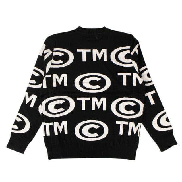 Chinatown Market chicmi, chinatown-market, couponcollection, gender-mens, main-clothing, mens-shoes, mens-sweaters, size-m, size-xxl, Sweater, under-250 XXL Knit 'Trade Mark' Sweater - Black 86CT-1051/XXL 86CT-1051/XXL