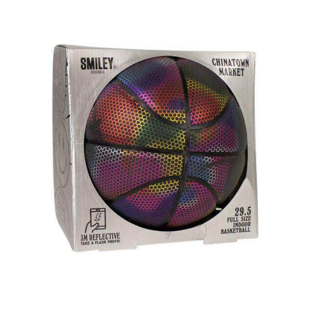 CHINATOWN MARKET x SMILEY Iridescent Smile Face Basketball - Multicolored