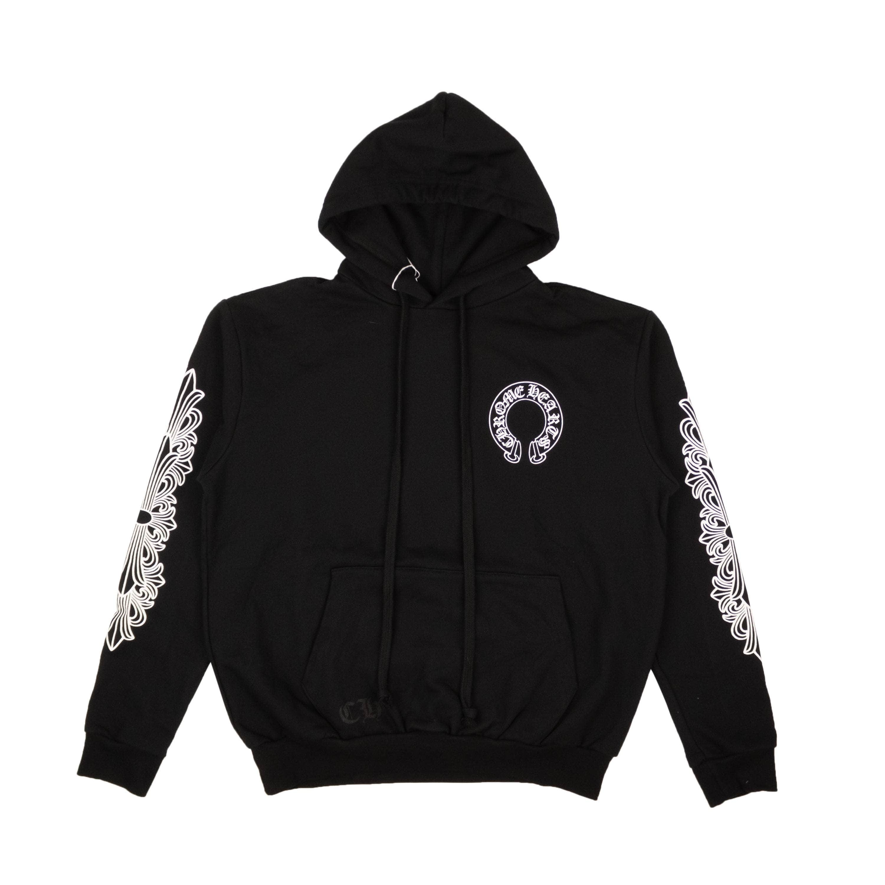 CHROME HEARTS 1000-2000, channelenable-all, chicmi, chrome-hearts, couponcollection, gender-mens, gsync, main-clothing, mens-shoes, SPO, stadiumgoods CRH_HORSESHOE_HOODIE Black CHROME HEARTS Horseshoe Hoodie