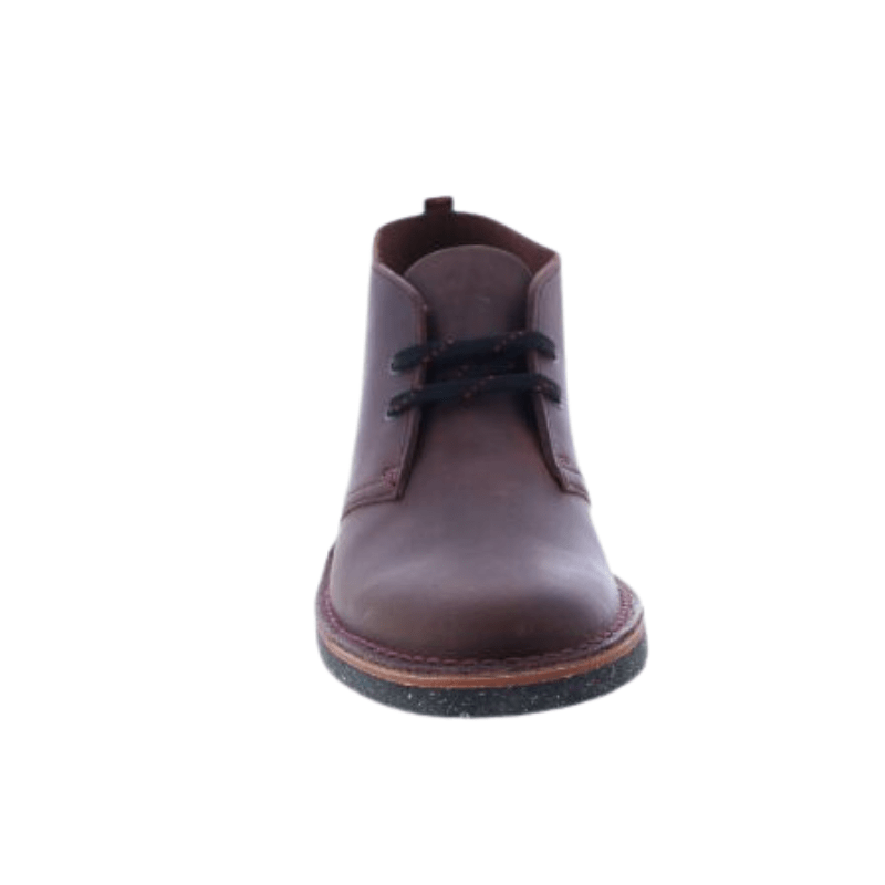 Clarks FOOTWEAR Clarks Bushacre 3 Burgundy Wide Leather Boots - Men's