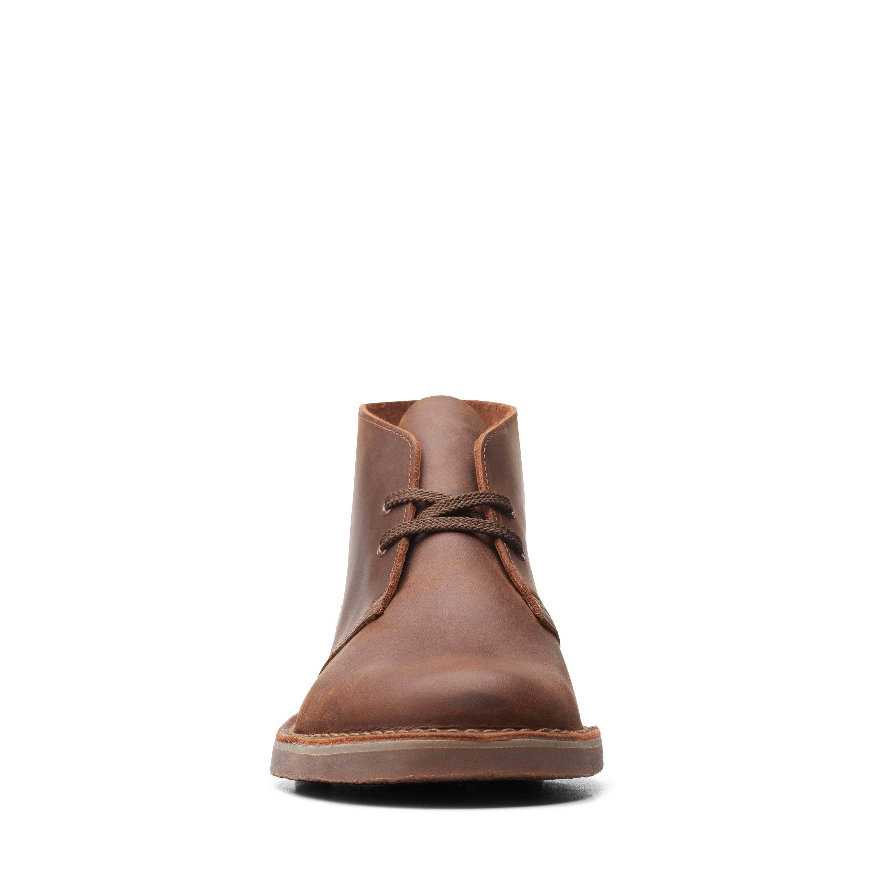 Clarks FOOTWEAR Clarks Bushacre 3 Dark Brown Lea - Men's