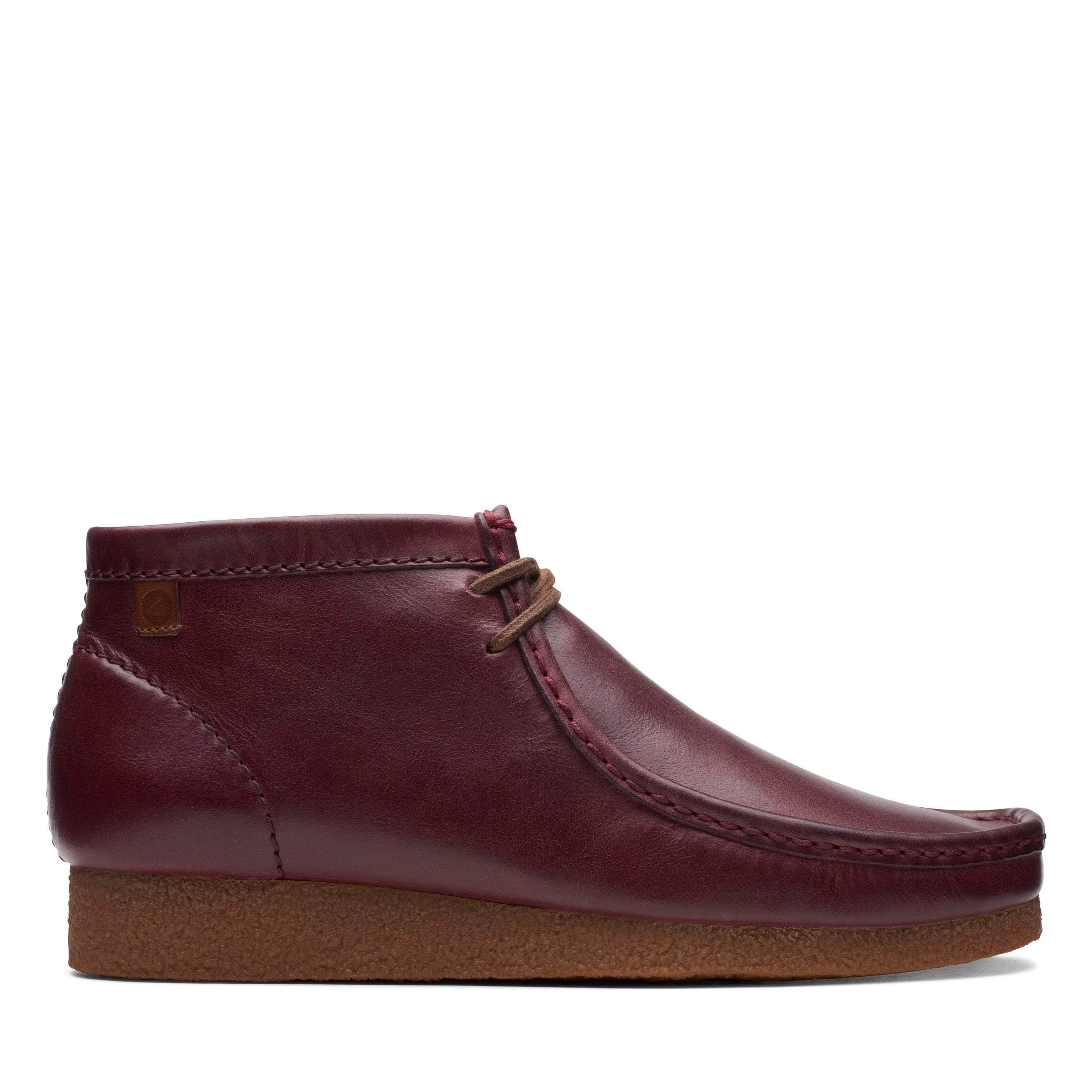 Clarks FOOTWEAR Clarks Shacre Boot Burgundy Leather - Men's