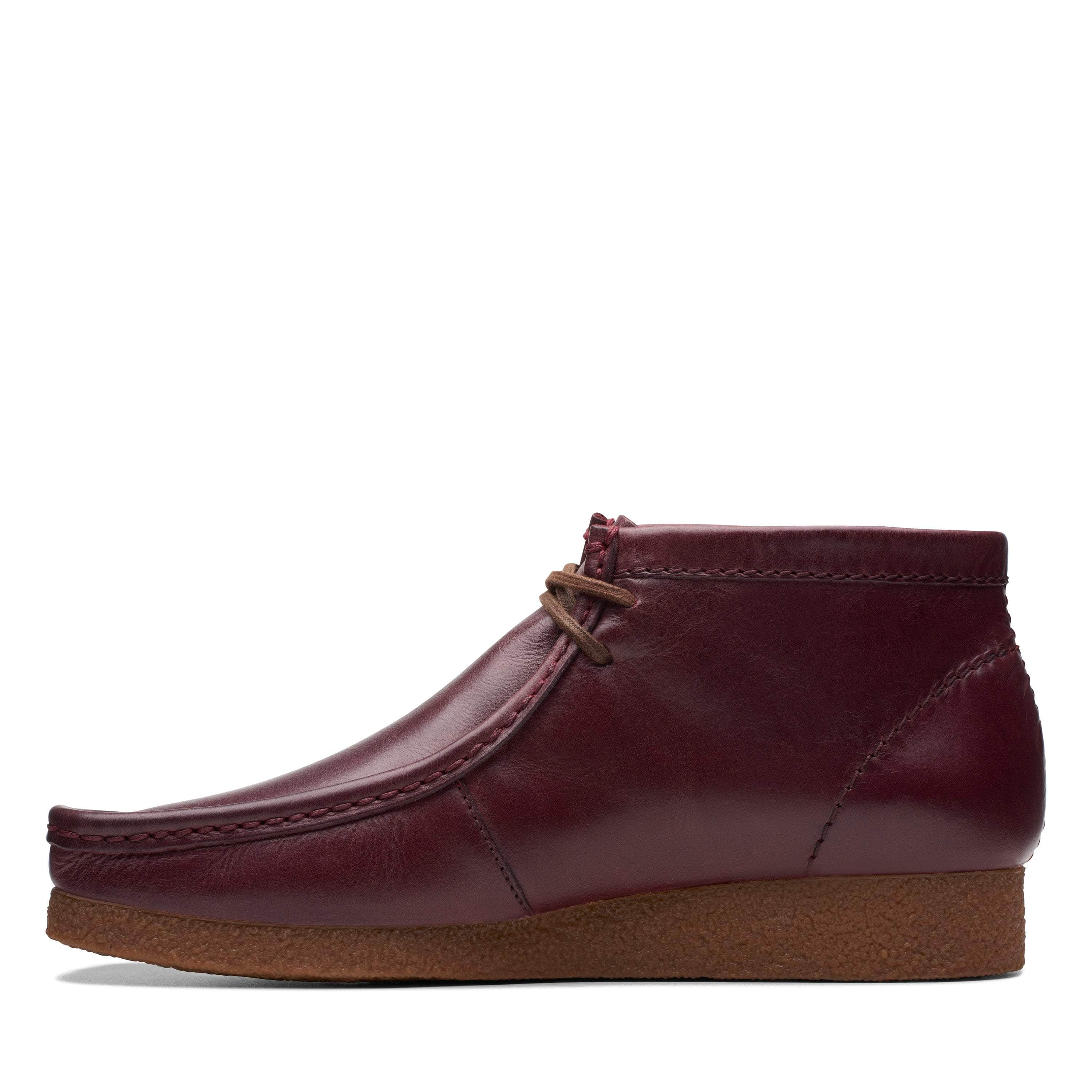 Clarks FOOTWEAR Clarks Shacre Boot Burgundy Leather - Men's