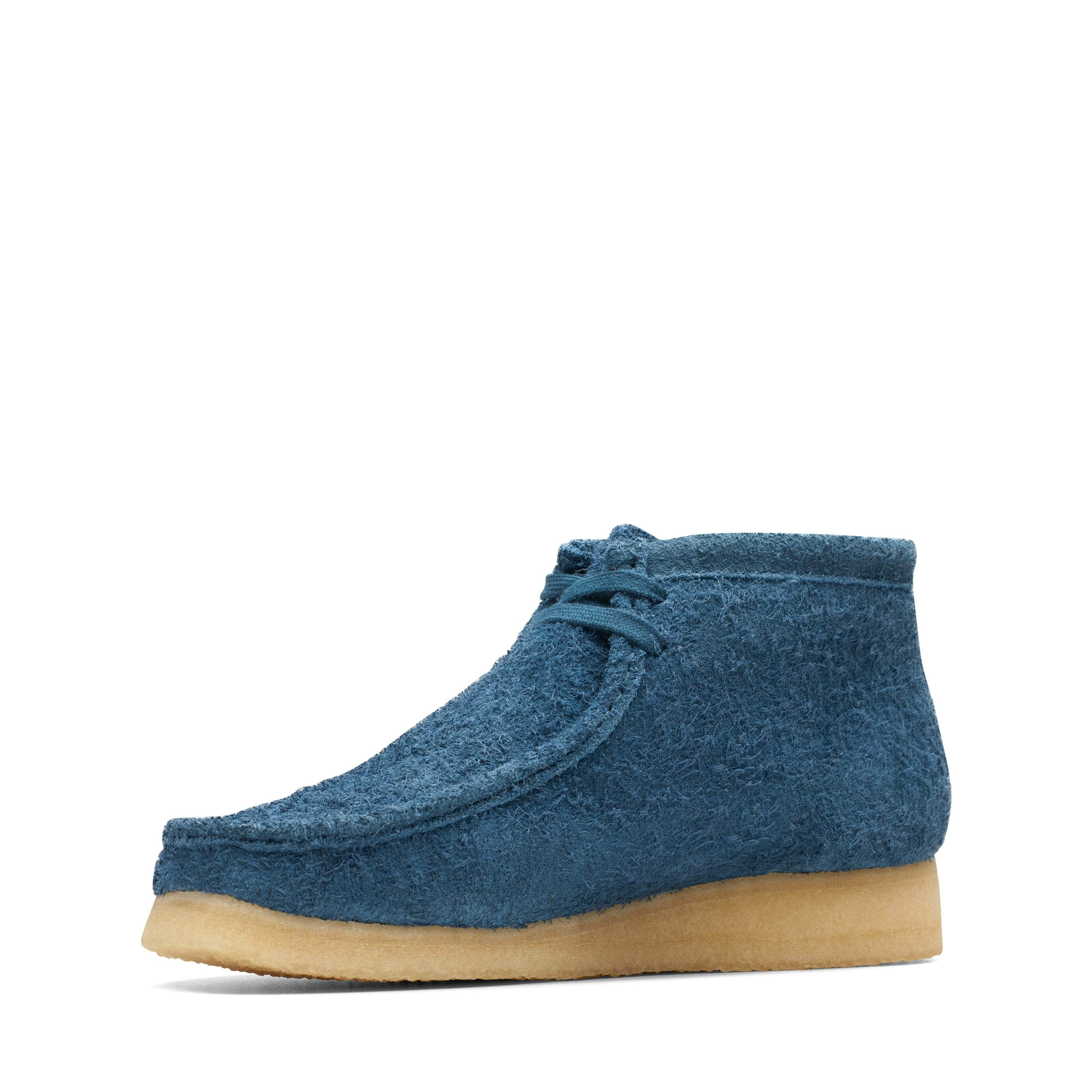 Clarks FOOTWEAR Clarks Wallabee Boot Deep Blue - Men's