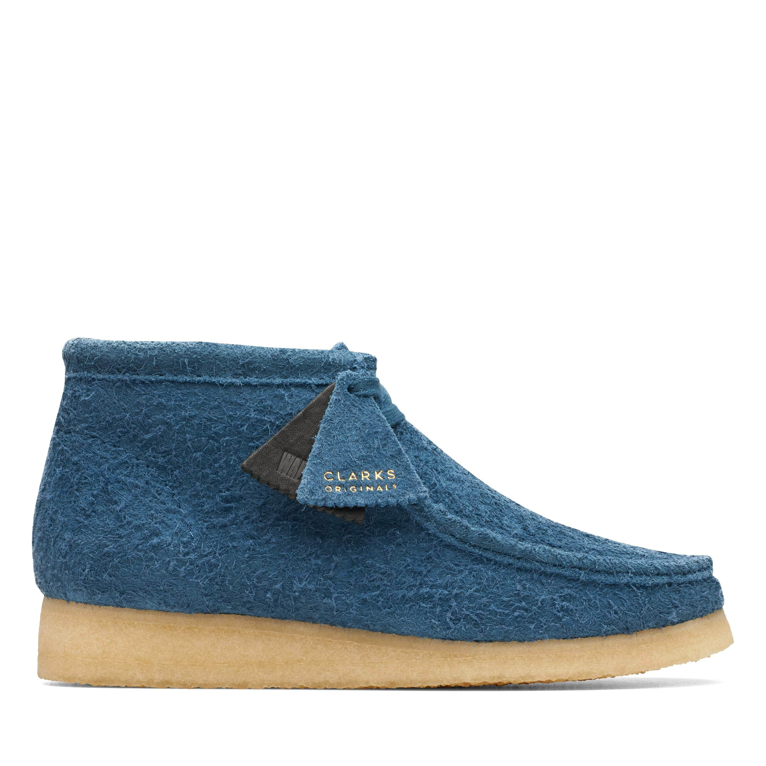 Clarks FOOTWEAR Clarks Wallabee Boot Deep Blue - Men's