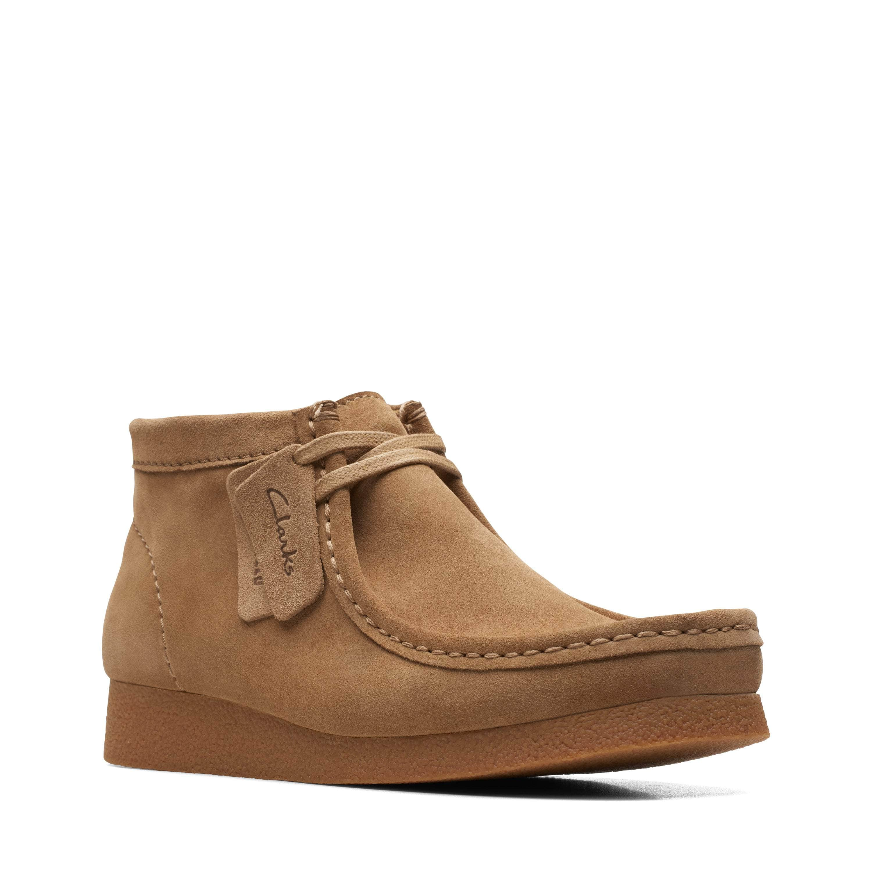 Clarks FOOTWEAR Clarks WallabeeEVO BT Dark Sand Suede - Men's