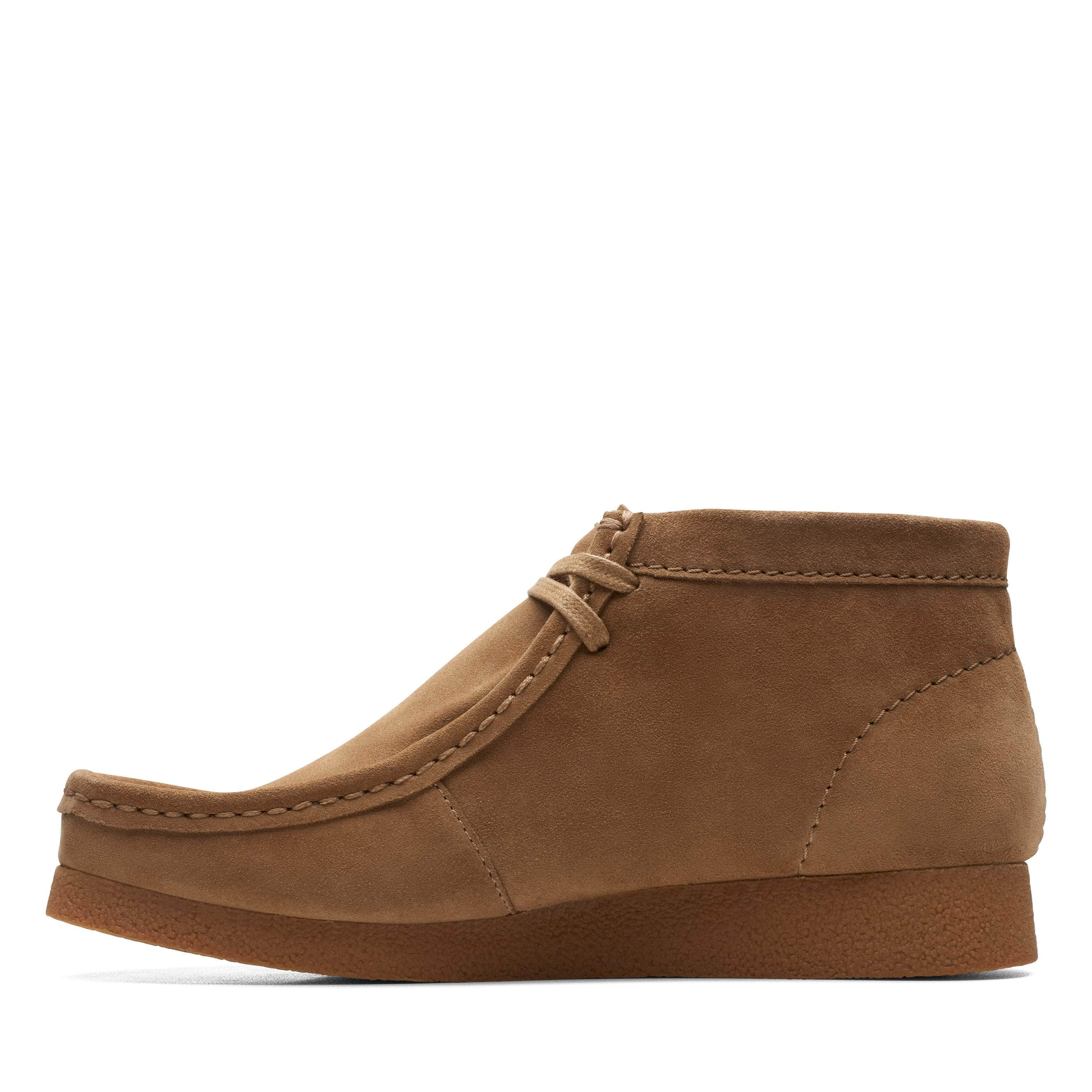 Clarks FOOTWEAR Clarks WallabeeEVO BT Dark Sand Suede - Men's