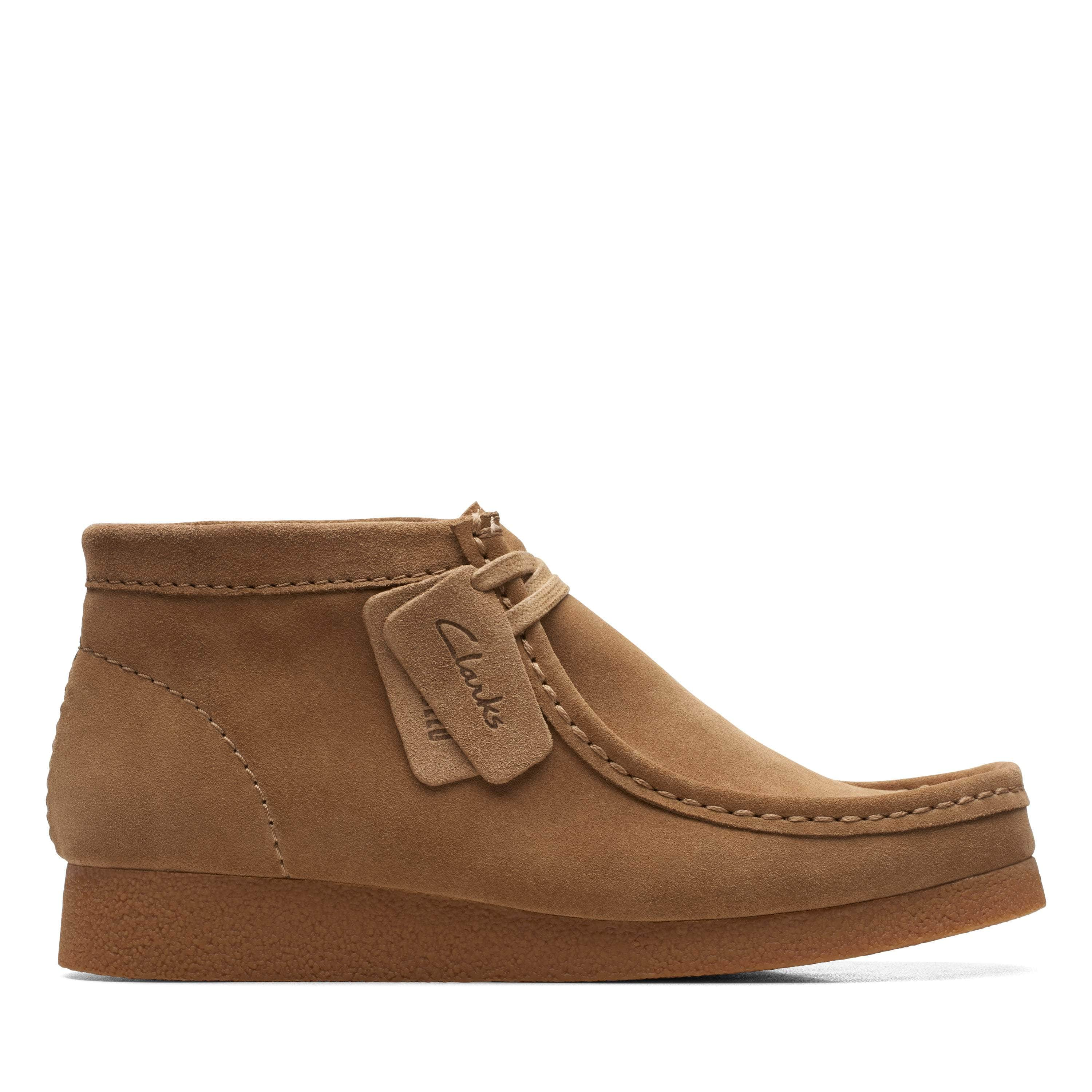 Clarks FOOTWEAR Clarks WallabeeEVO BT Dark Sand Suede - Men's