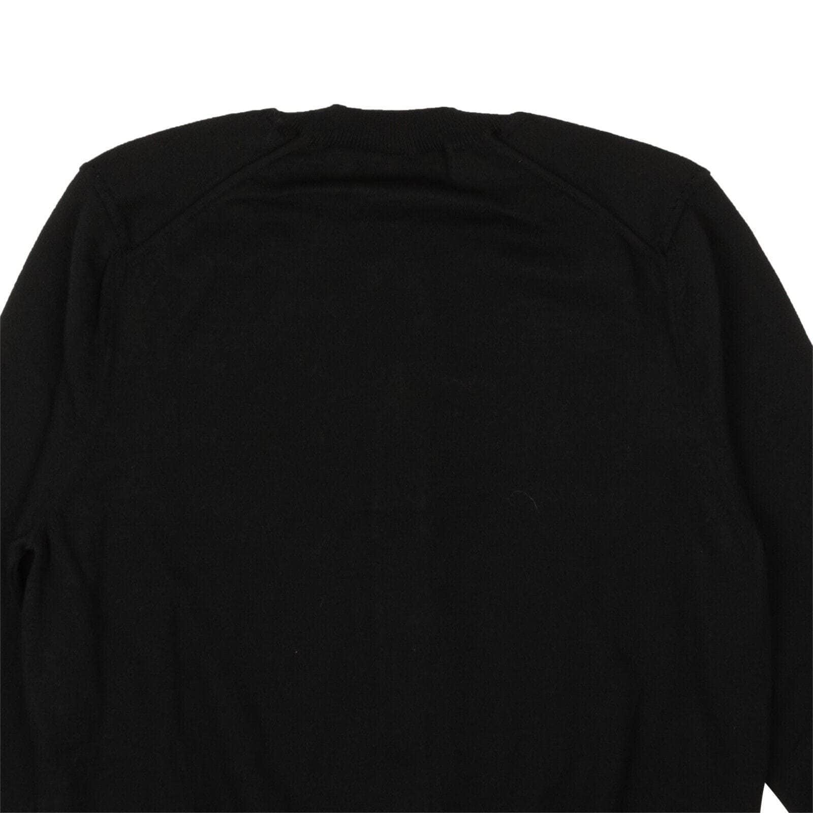 Comme Des Garcons 250-500, channelenable-all, chicmi, comme-des-garcons, couponcollection, gender-womens, main-clothing, size-l, size-m, size-s, womens-cardigans S / RC-N513-051 Black Knit Button-Up Cardigan 95-CDG-1017/S 95-CDG-1017/S