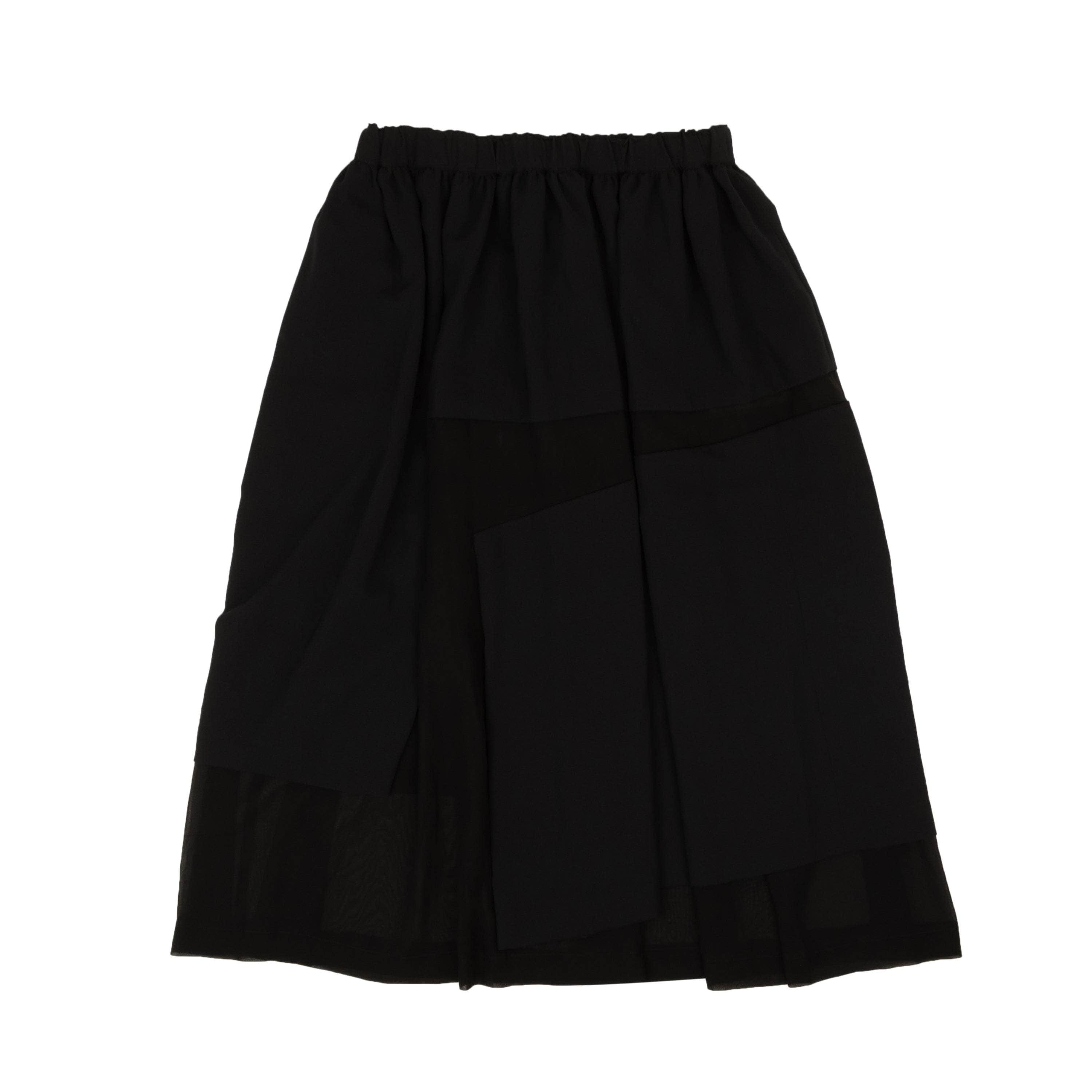 Comme Des Garcons 95-CDG-1024/M NWT COMME DES GARCONS Black Raglan Midi Skirt Size M $1170 95-CDG-1024/M