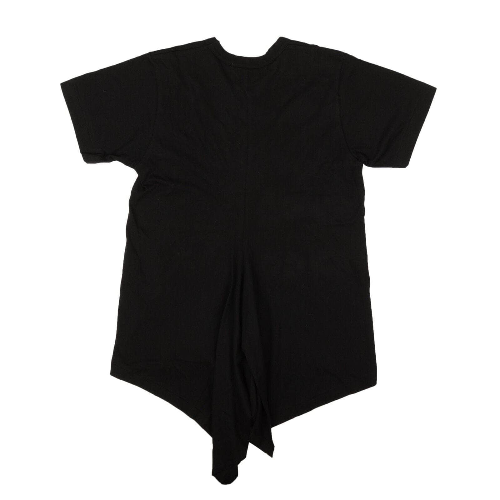 Comme Des Garcons channelenable-all, chicmi, comme-des-garcons, couponcollection, gender-womens, main-clothing, size-s, under-250 S Black Back Cut Short Sleeve T-Shirt 95-CDG-1023/S 95-CDG-1023/S