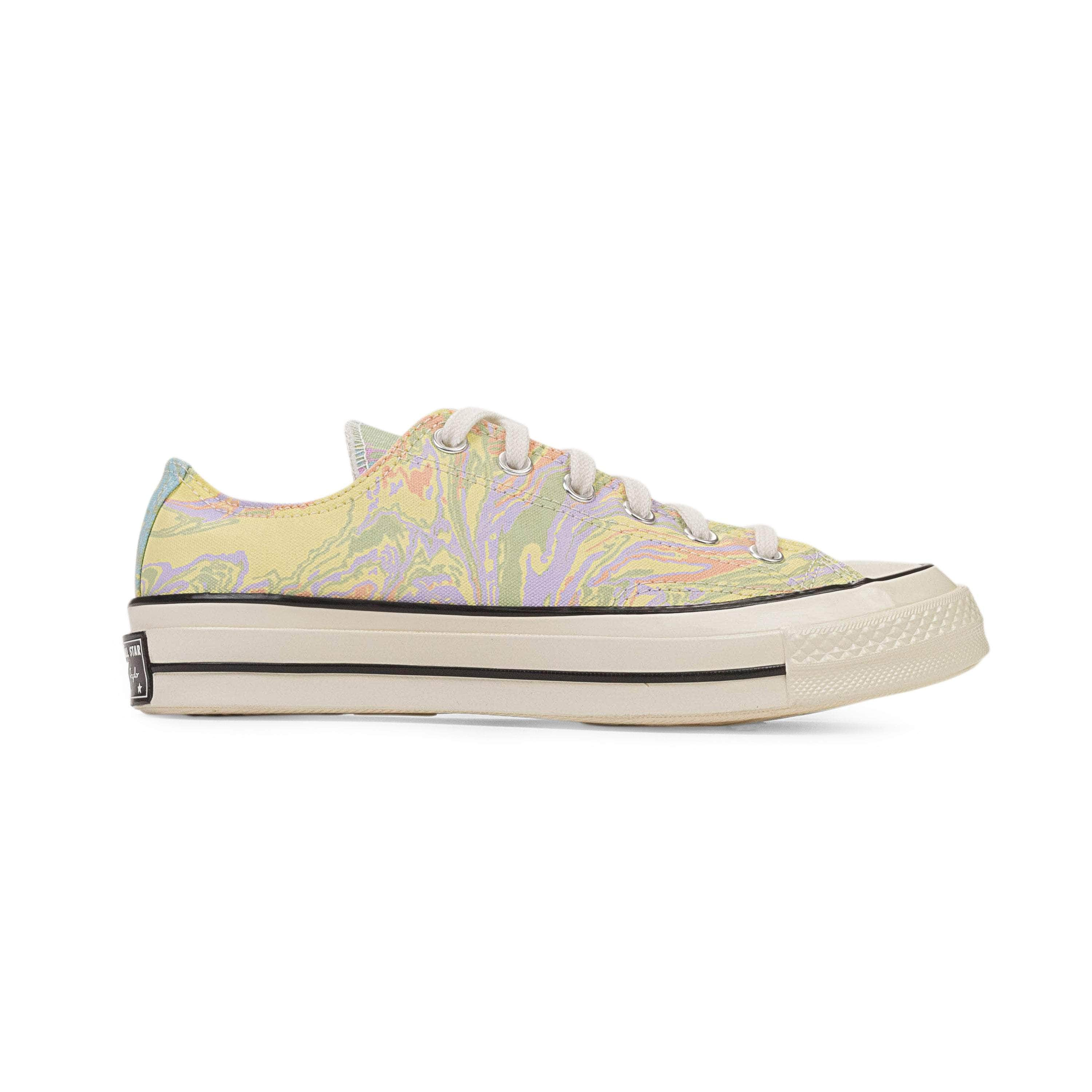 Converse 95-CNV-2046/10.5 95-CNV-2046/10.5 167374C MULTI Converse Chuck 70 OX LOW TOP Egret/Multi/Multi Size 10.5 95-CNV-2046/10.5