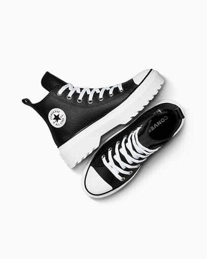 Converse FOOTWEAR Converse Chuck Taylor All Star Lugged Lift Platform Leather - Boy's GS