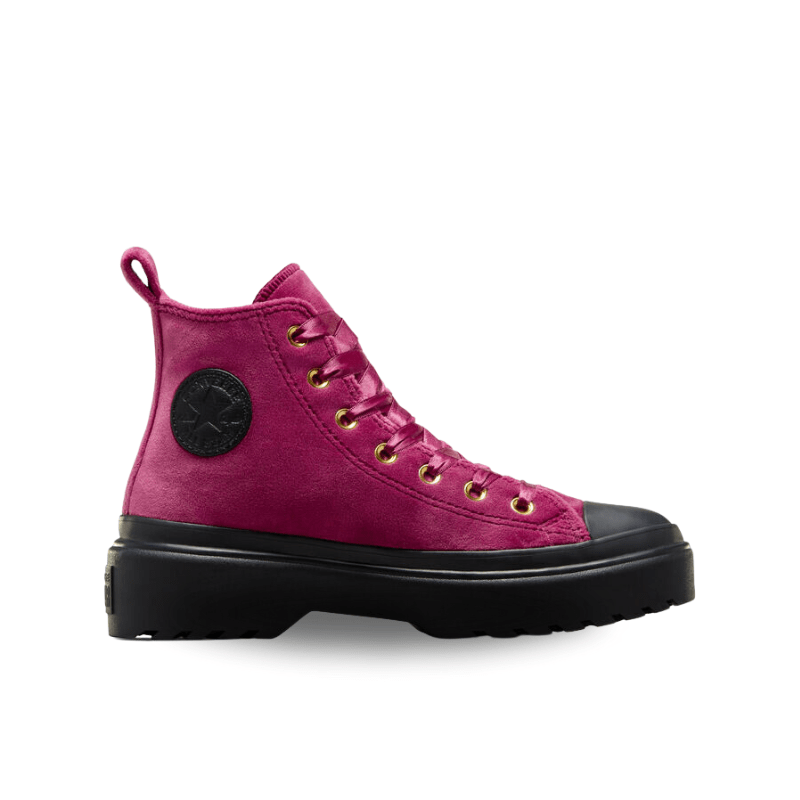 Converse Chuck Taylor All Star Lugged Lift Platform Velvet Boy s Grade School