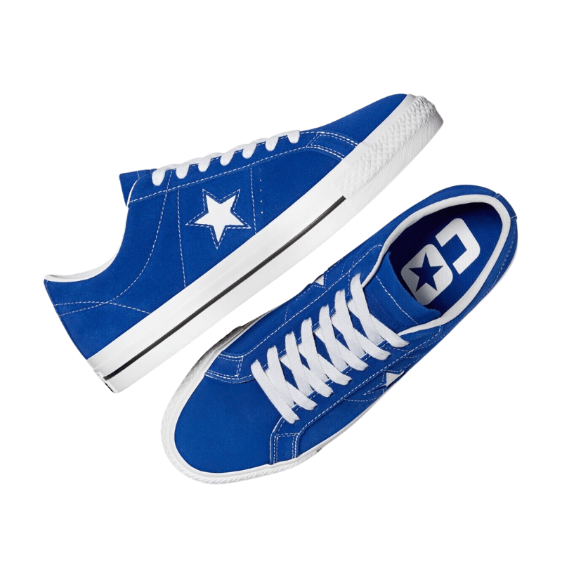 Converse FOOTWEAR Converse Cons One Star Pro Suede Sneakers Low Top Shoes Blue - Men's