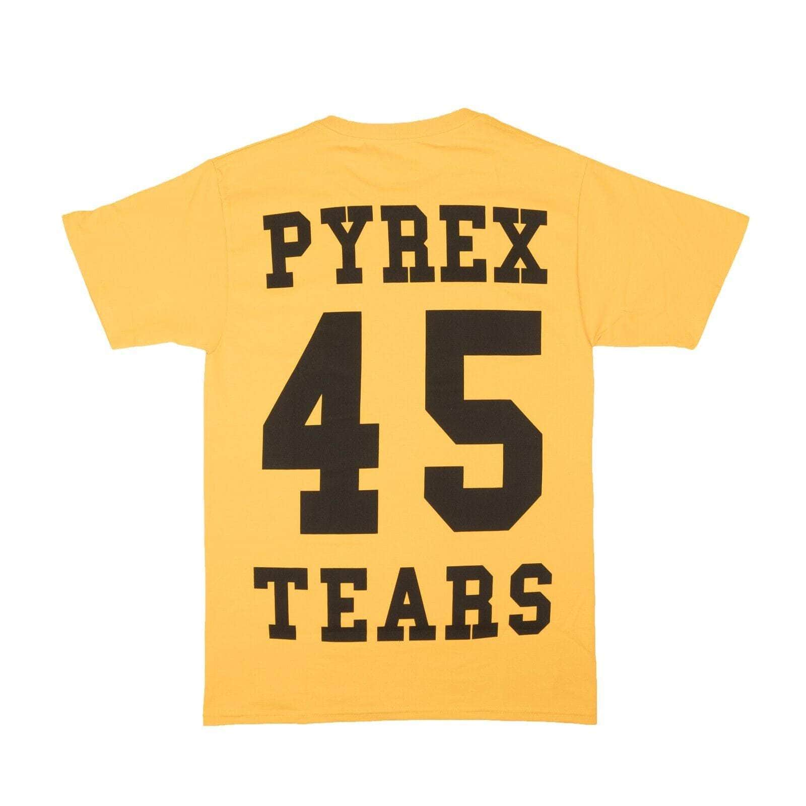 Denim Tears channelenable-all, chicmi, couponcollection, denim-tears, gender-mens, main-clothing, mens-shoes, size-l, size-m, size-s, size-xl, under-250 X Pyrex Yellow Short Sleeve T-Shirt