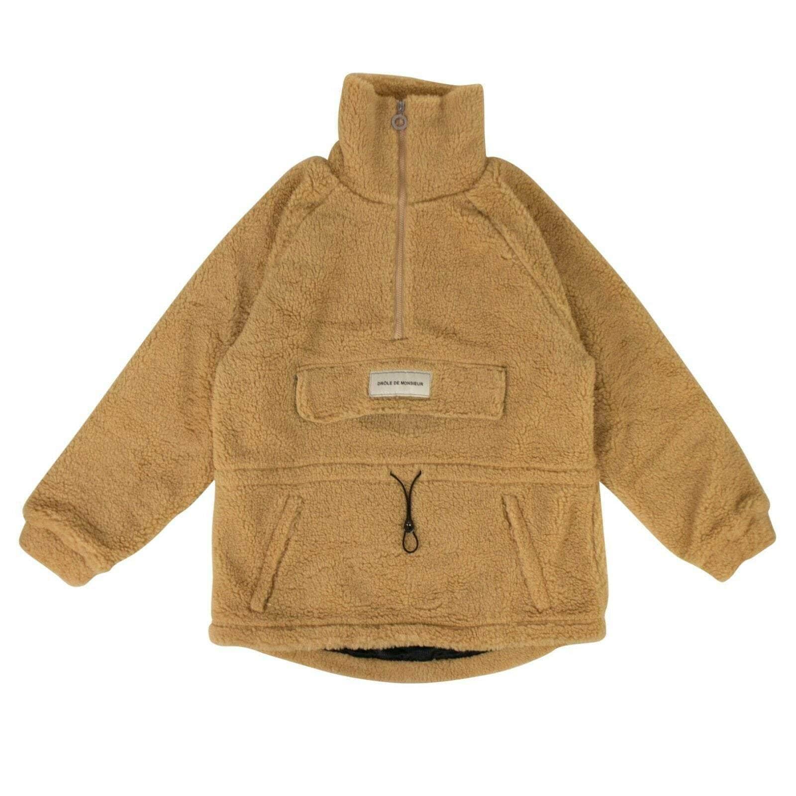 DROLE DE MONSIEUR 80ST-DDM-1008/XL NWT DRÔLE DE MONSIEUR Beige Sherpa Functional Jacket Size XL $550 80ST-DDM-1008/XL