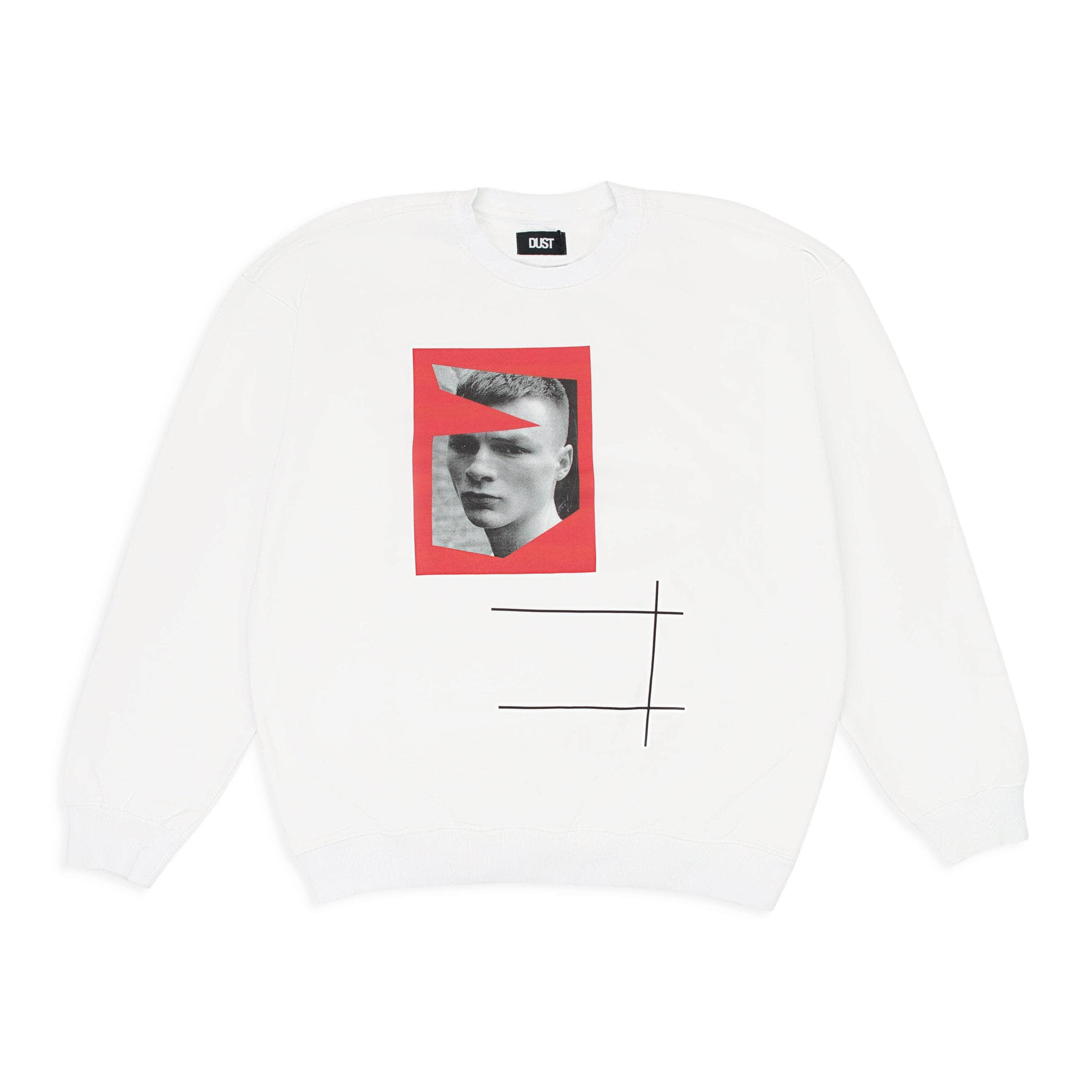 Dust Magazine 95-DMZ-1010/L NWT Dust Magazine WHITE FACE W LSLEEVE Size L $225 95-DMZ-1010/L