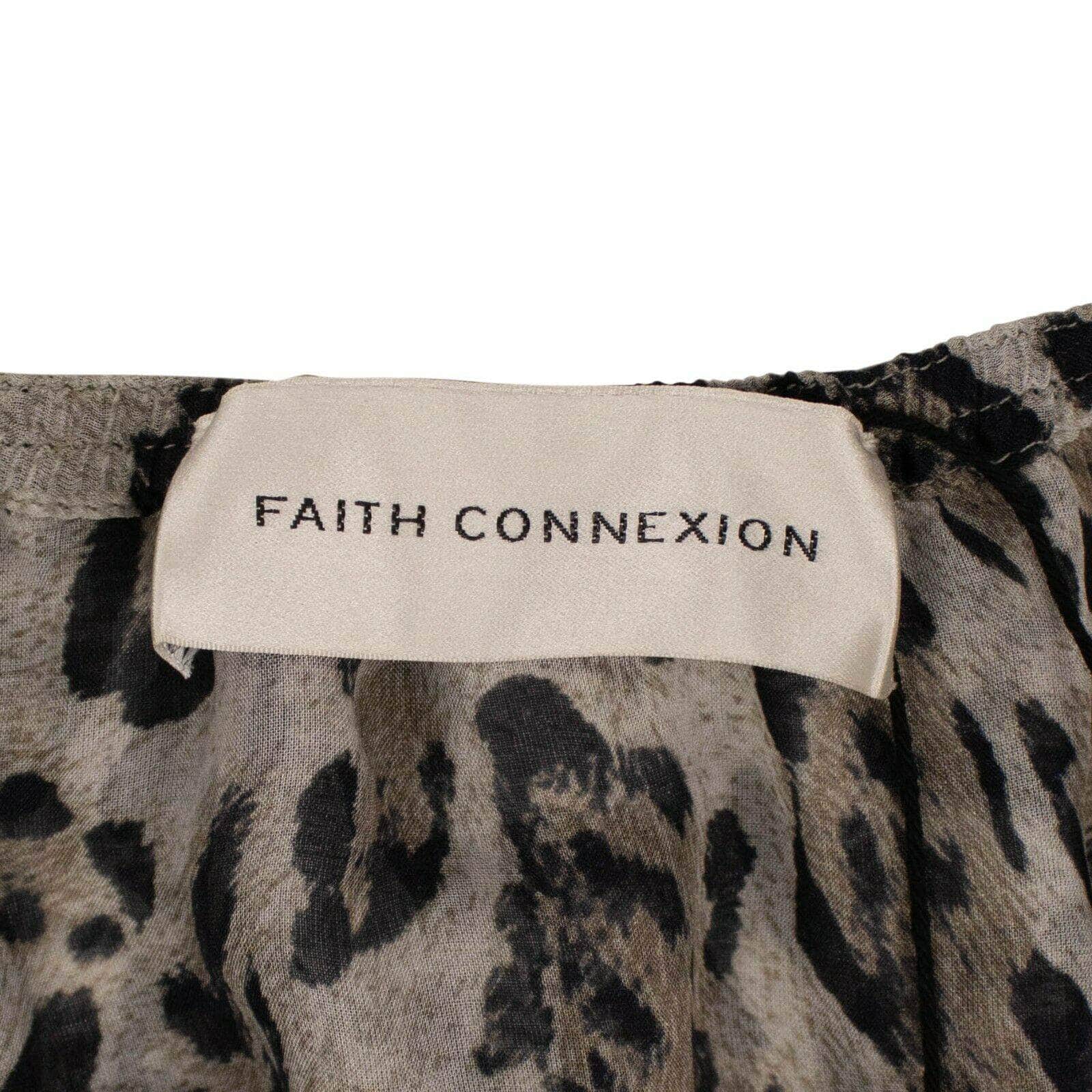 Faith Connexion Women's Dresses S Silk Leopard Off-Shoulder Dress - Multicolored 69LE-1729/S 69LE-1729/S