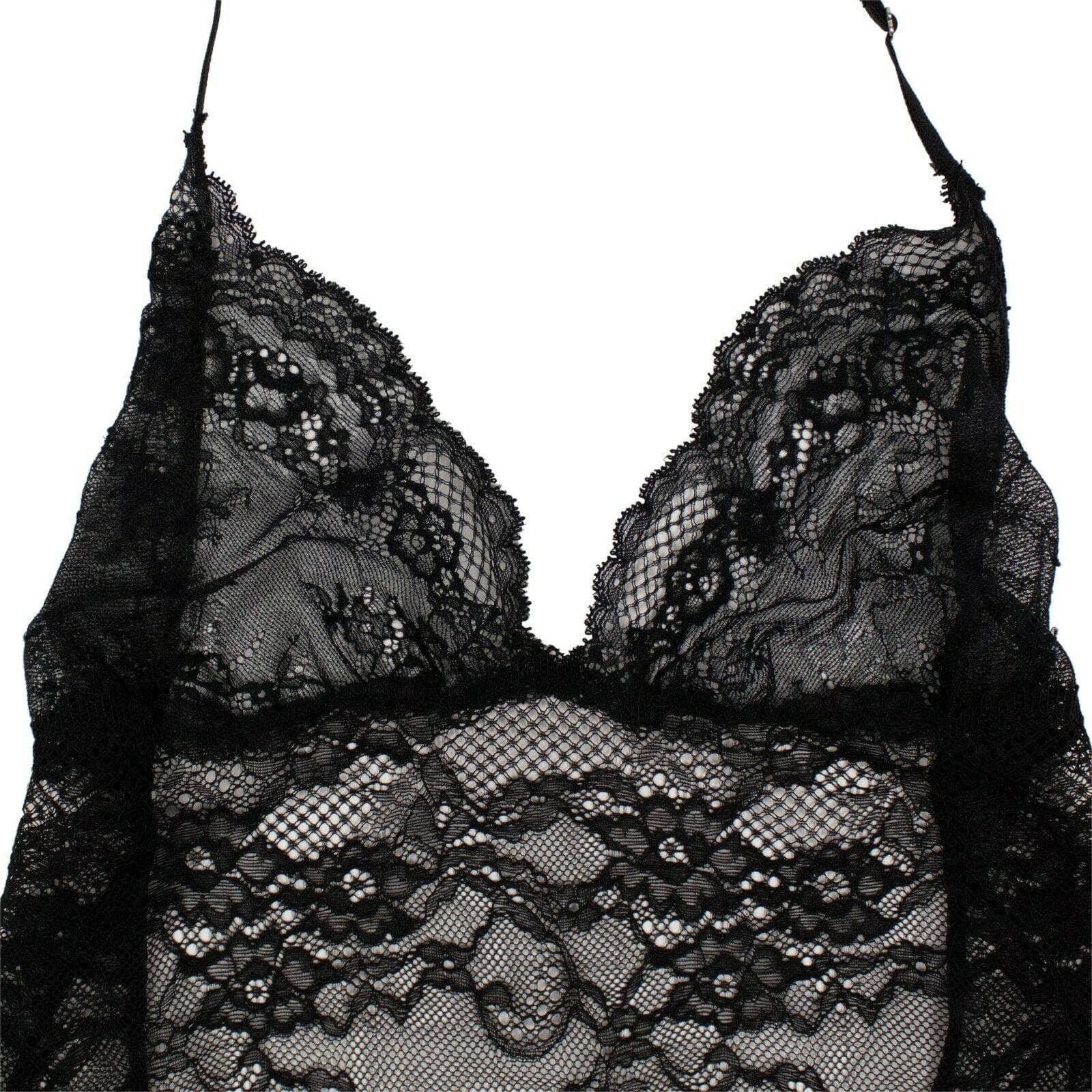 Faith Connexion Women's Sleepwear & Robes 3 Lace Caraco Bodysuit - Black 69LE-1722/3 69LE-1722/3