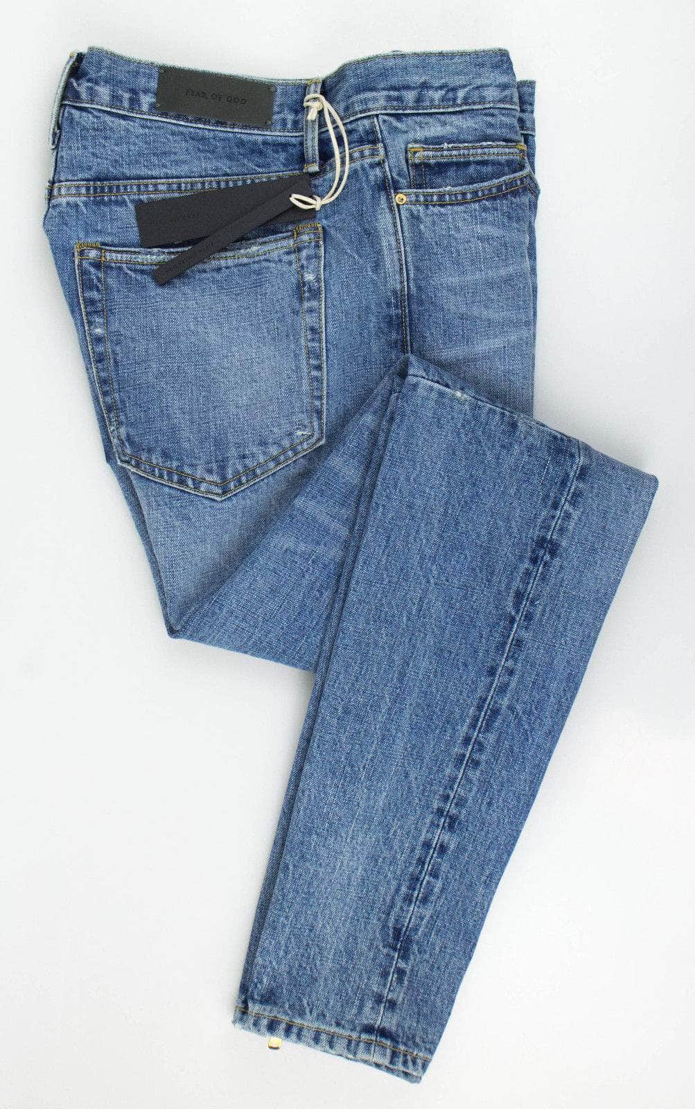 Fear Of God 250-500, channelenable-all, chicmi, couponcollection, fear-of-god, gender-mens, main-clothing, mens-shoes, mens-slim-fit-jeans, shop375, Stadium Goods 29 Fifth Collection' Cotton Denim Slim-Fit Jeans 54LE-1151/29 54LE-1151/29
