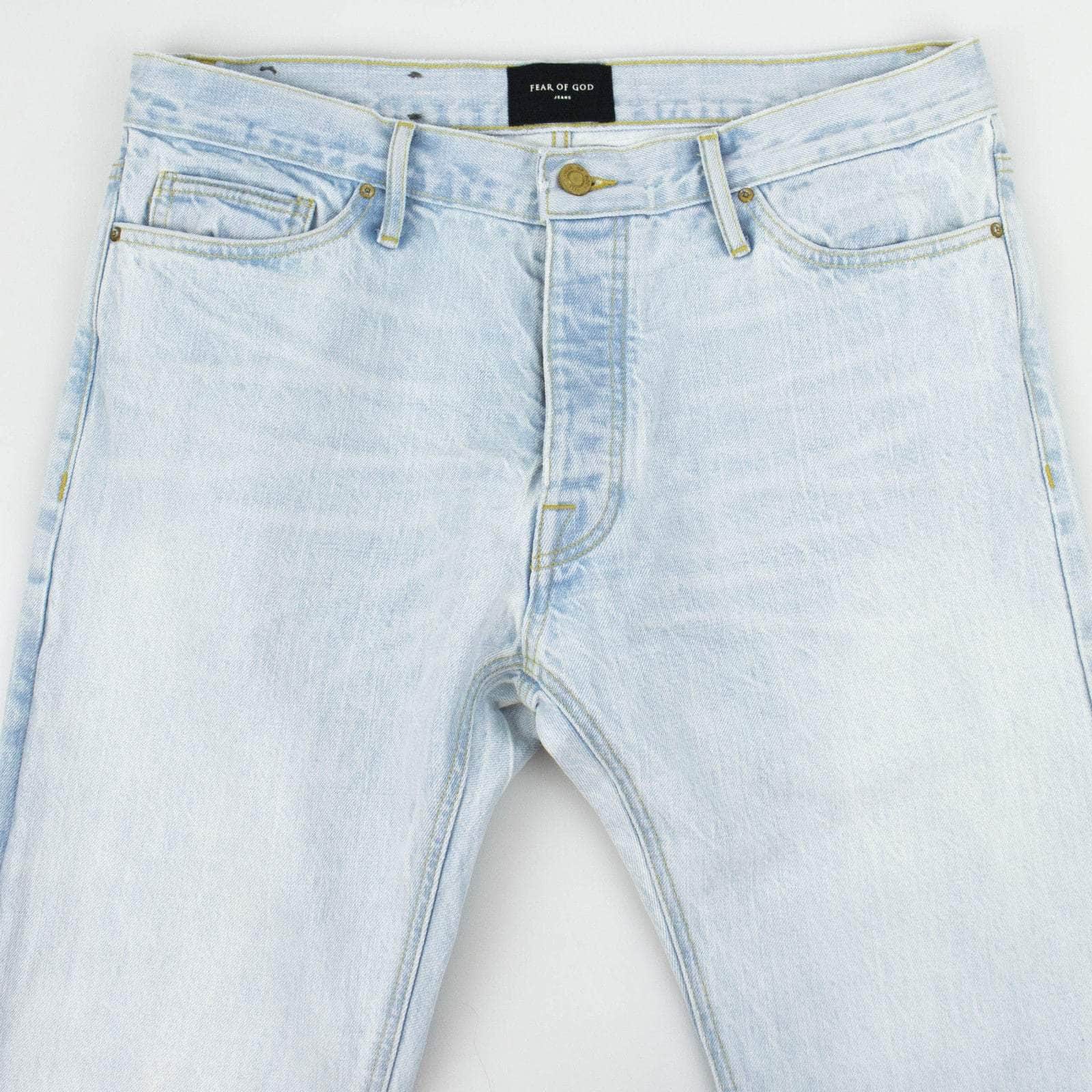 Fear Of God 250-500, channelenable-all, chicmi, couponcollection, fear-of-god, gender-mens, main-clothing, mens-shoes, mens-slim-fit-jeans, shop375, Stadium Goods 30 Fifth Collection' Cotton Denim Slim-Fit Jeans 54LE-1152/30 54LE-1152/30
