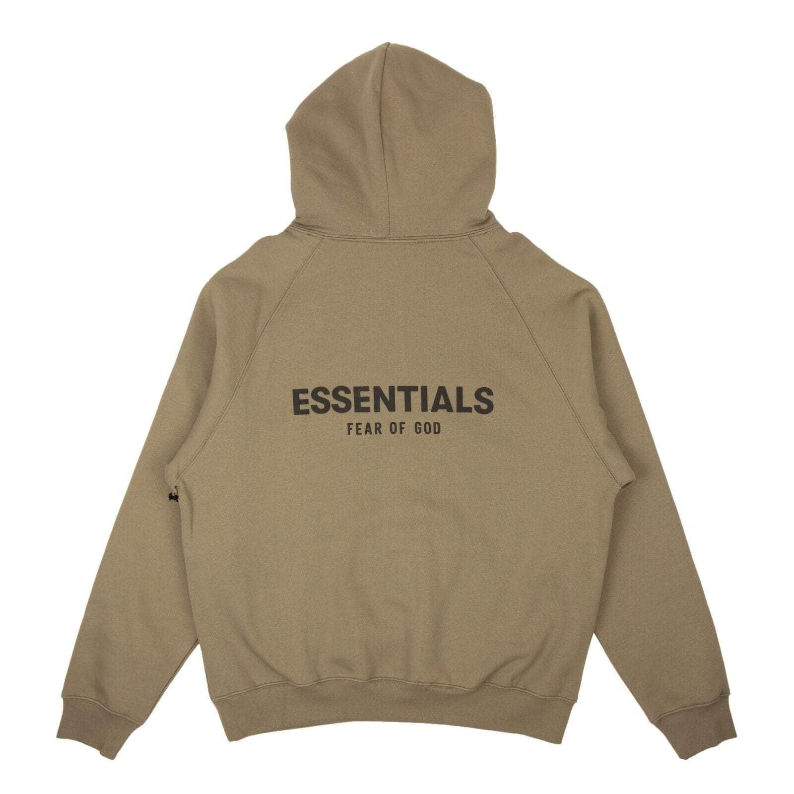 Fear Of God 250-500, channelenable-all, chicmi, couponcollection, fear-of-god, gender-mens, main-clothing, mens-shoes, size-l, size-m, size-s, size-xl Taupe Front Logo Hoodie