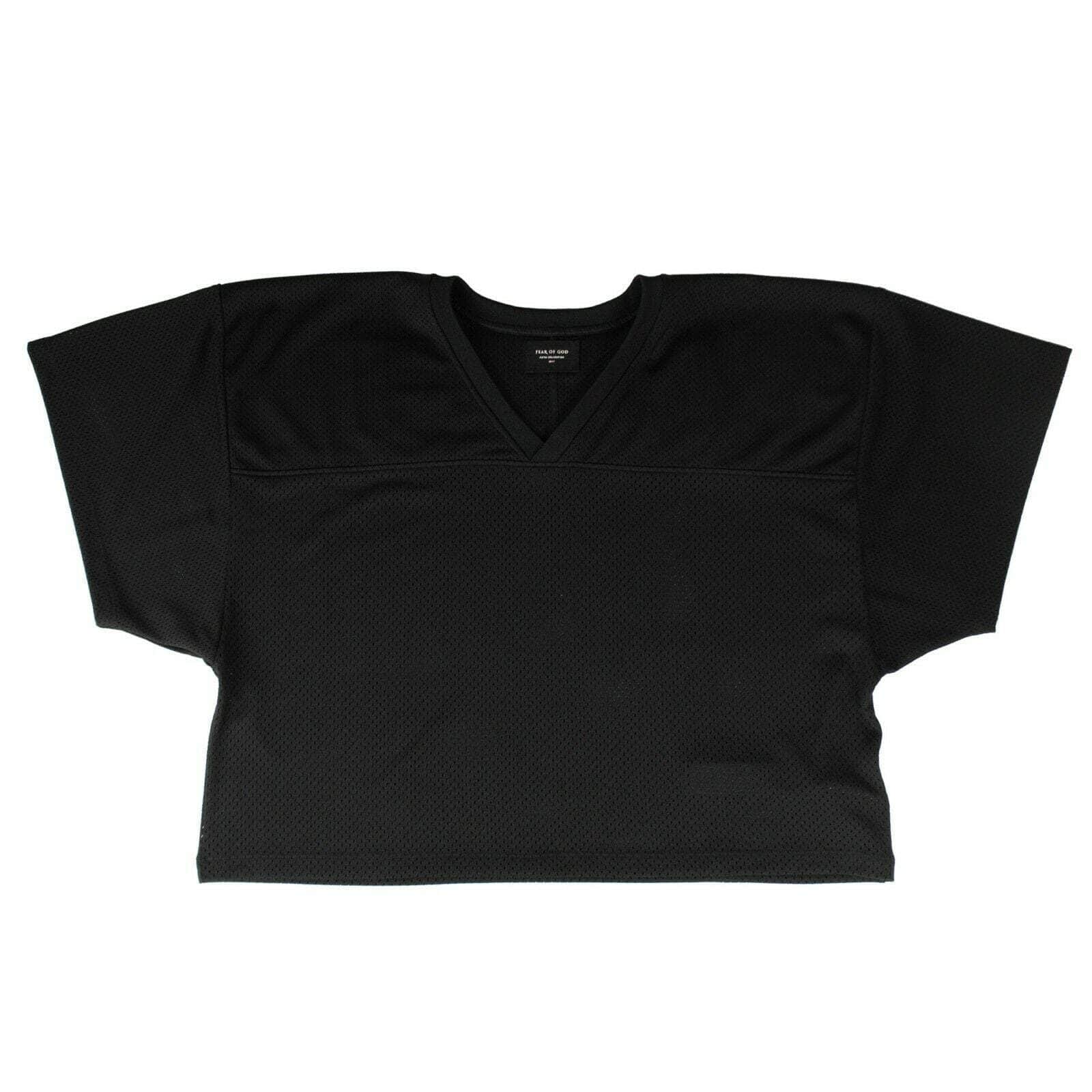 Fear Of God channelenable-all, chicmi, couponcollection, main-accessories, shop375, size-sm, Stadium Goods, uncategorized, under-250 SM Black Mesh Short Sleeve Football Jersey 65LE-1006/SM 65LE-1006/SM