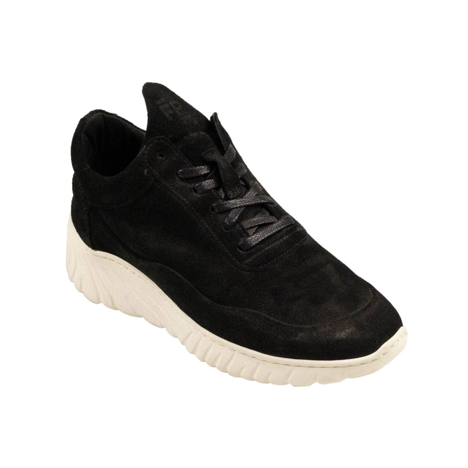 Filling Pieces 95-FLP-2004/38 NIB FILLING PIECES Black Suede Roots Runner Sneakers Size 5/38 $260 95-FLP-2004/38