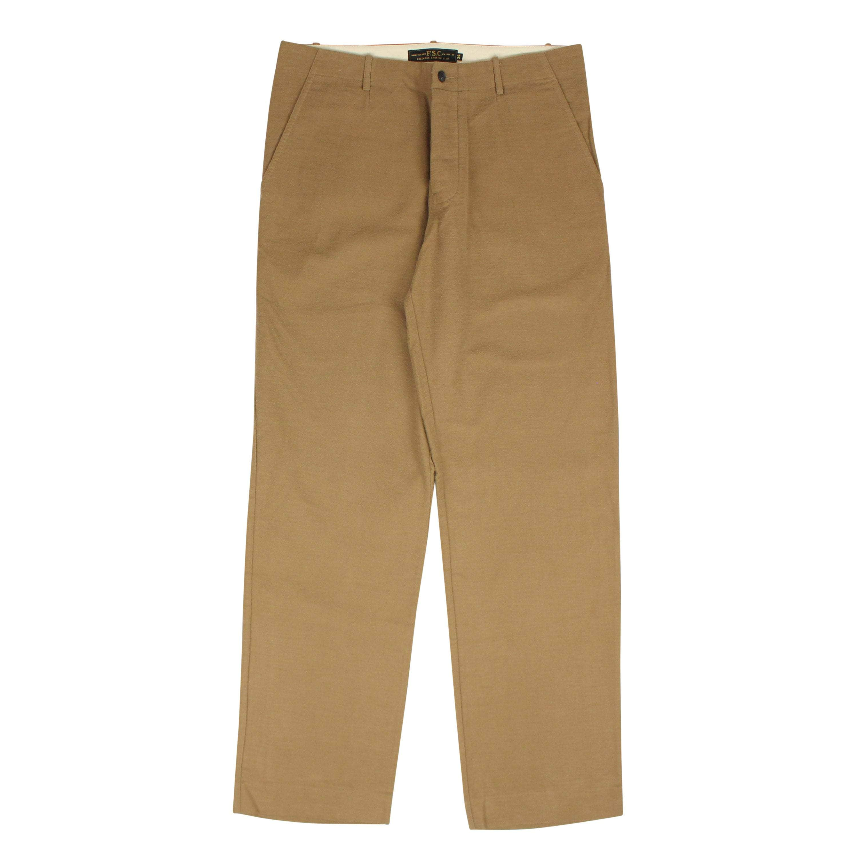 Freeman's Sporting Club FSC-XBTM-0016/31 NEW Freeman's Sporting Club Brown Academy Cotton Pants Size 31 $223 FSC-XBTM-0016/31