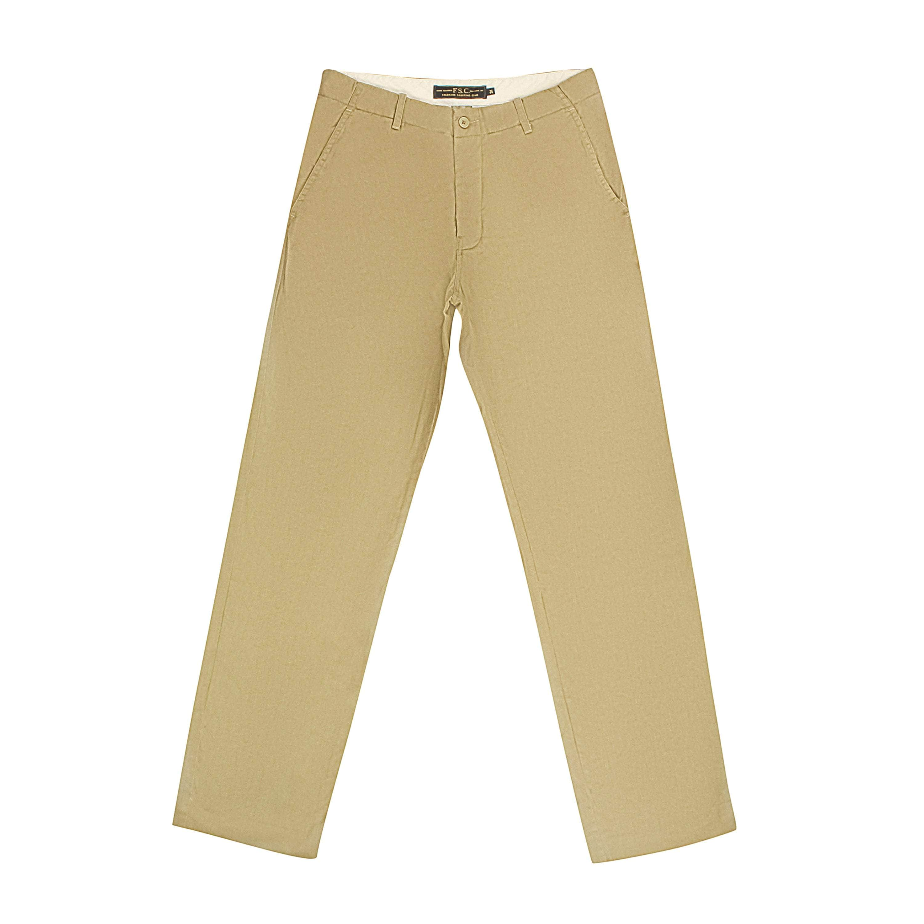 Freeman's Sporting Club FSC-XBTM-0033/31 NWT Freeman's Sporting Club Khaki Cotton Pants Size 31 $200 FSC-XBTM-0033/31