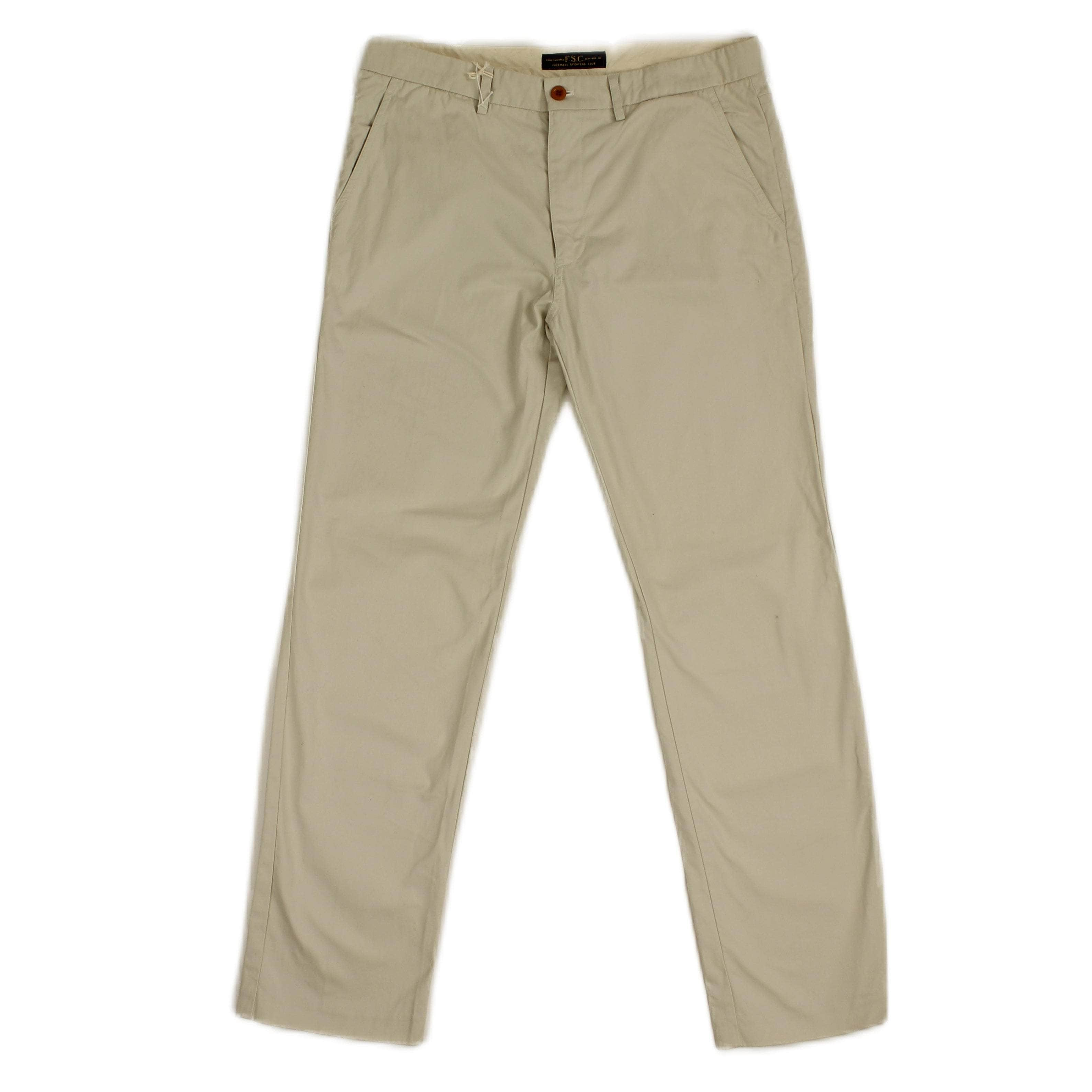 Freeman's Sporting Club FSC-XBTM-0047/36 NWT Freeman's Sporting Club Beige Cotton Pants  Size 36 $185 FSC-XBTM-0047/36