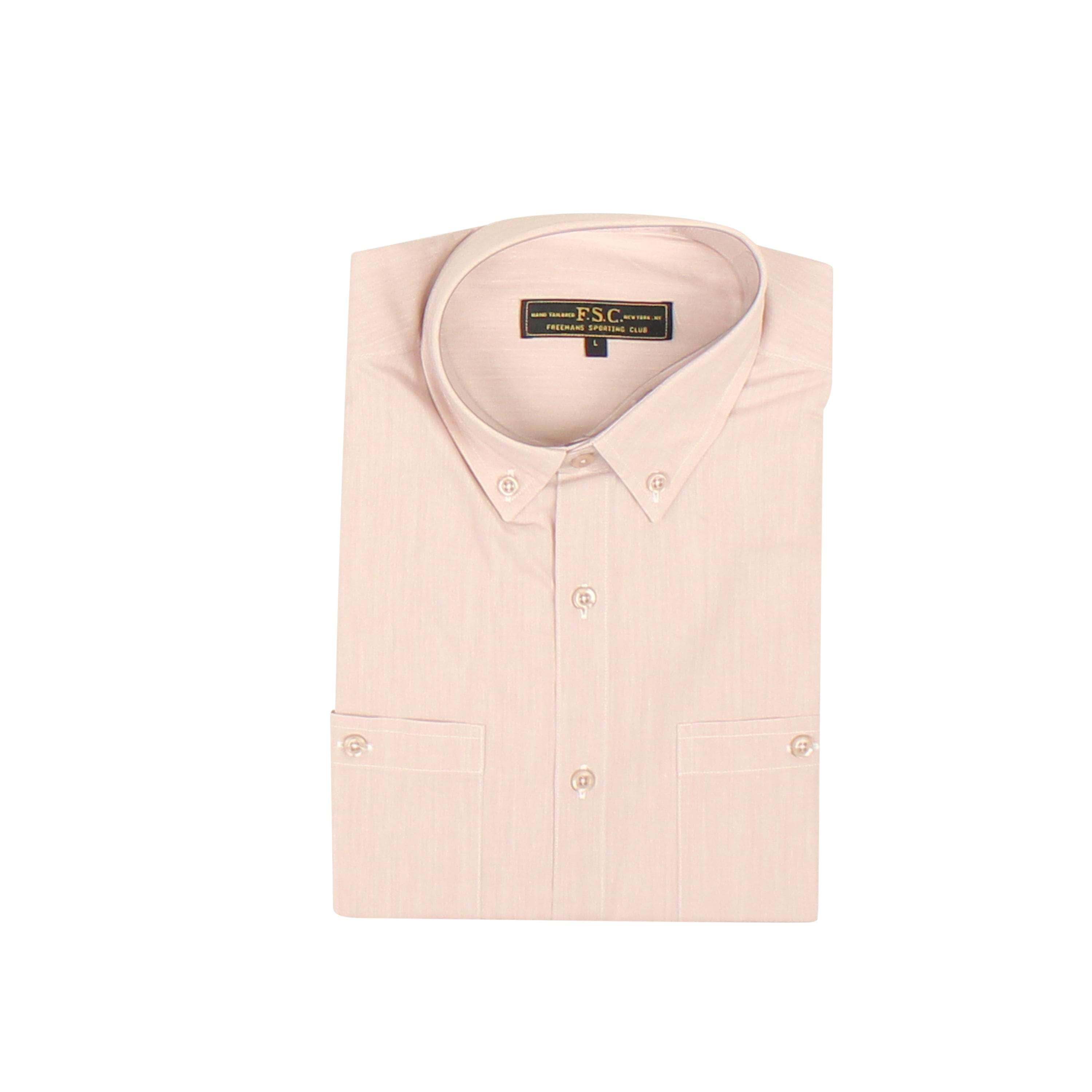 Freeman's Sporting Club FSC-XTPS-0012/L NWT Freeman's Sporting Club Light Pink Summer Shirt  Size L $200 FSC-XTPS-0012/L