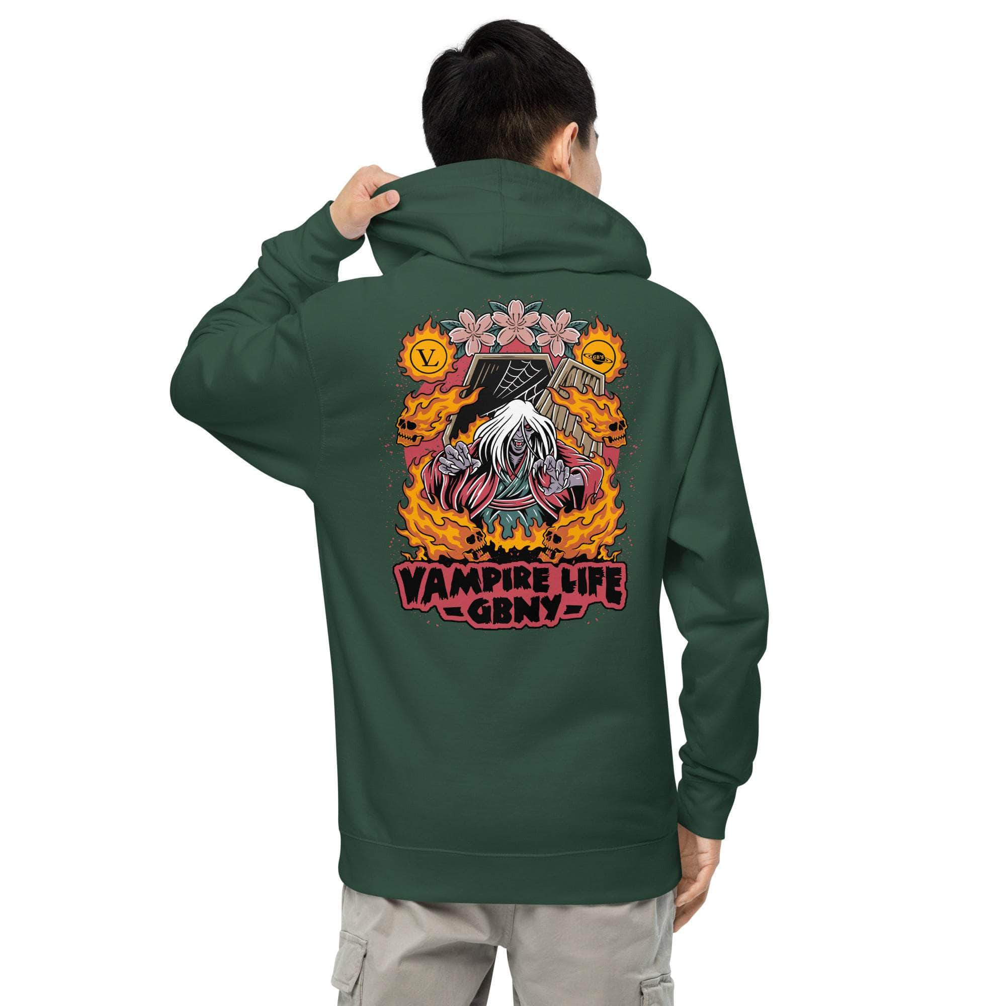 GBNY Alpine Green / S Vamp Life X GBNY "Fiery Vamp" Hoodie - Men's 7487716_15572