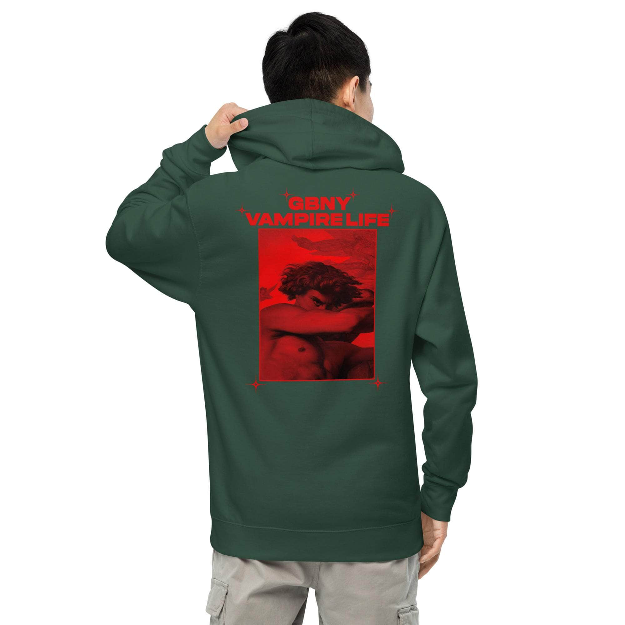 GBNY Alpine Green / S Vamp Life X GBNY "Hiding Angel" Hoodie - Men's 3006332_15572