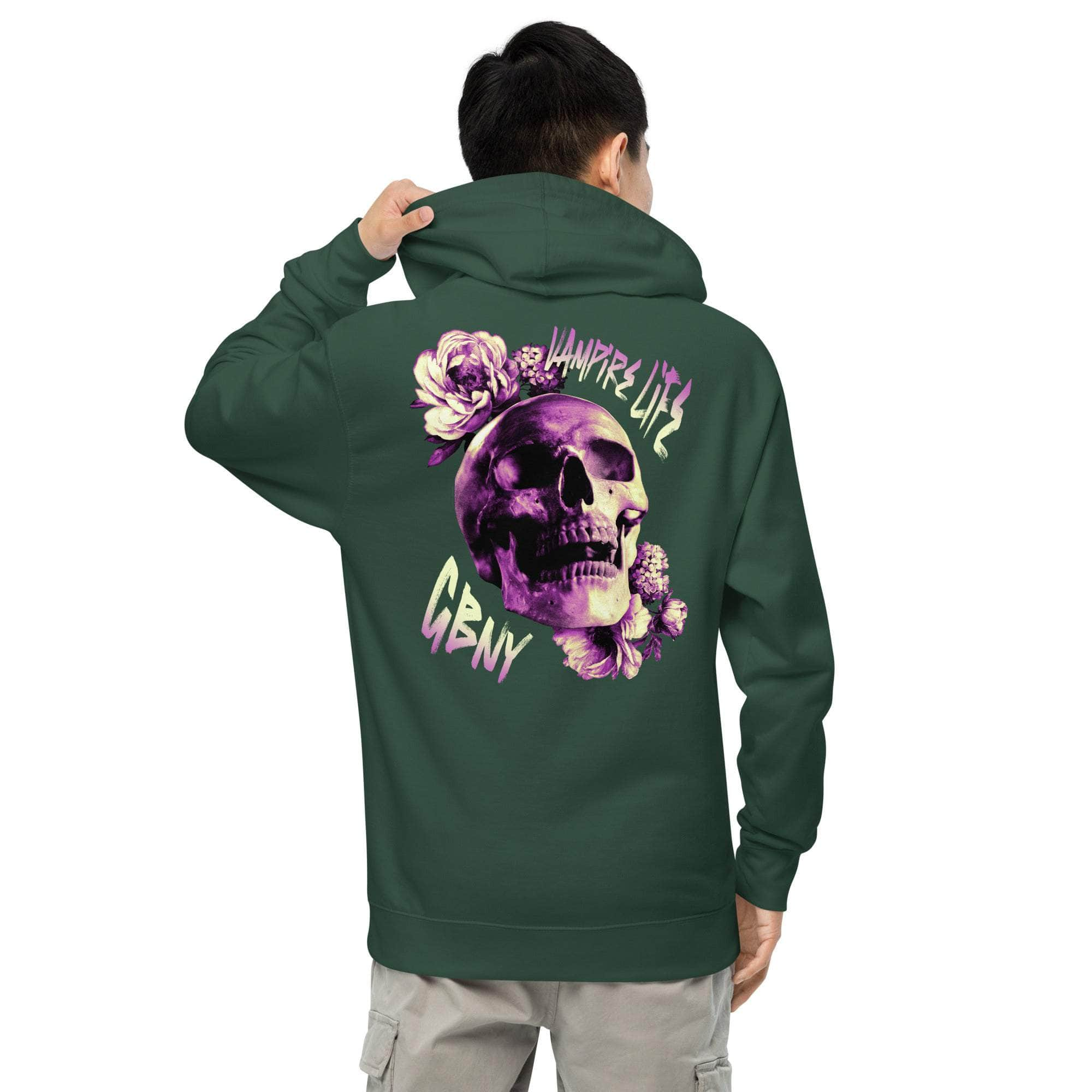 GBNY Alpine Green / S Vamp Life X GBNY "Rising Skull" Hoodie - Men's 5396516_15572