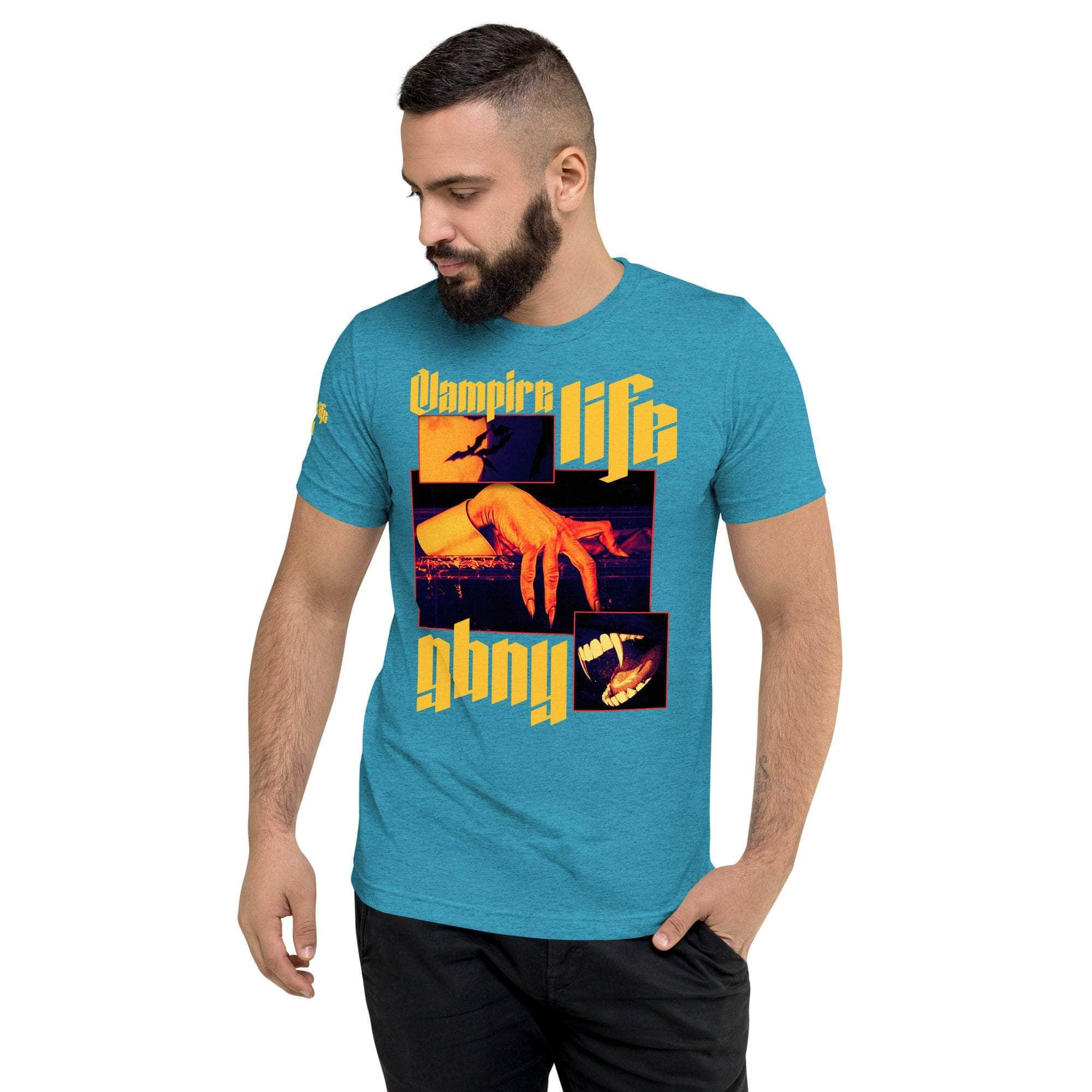 GBNY Aqua Triblend / XS Vamp Life X GBNY "Hiding Vamp" T-shirt - Men's 1736534_6464