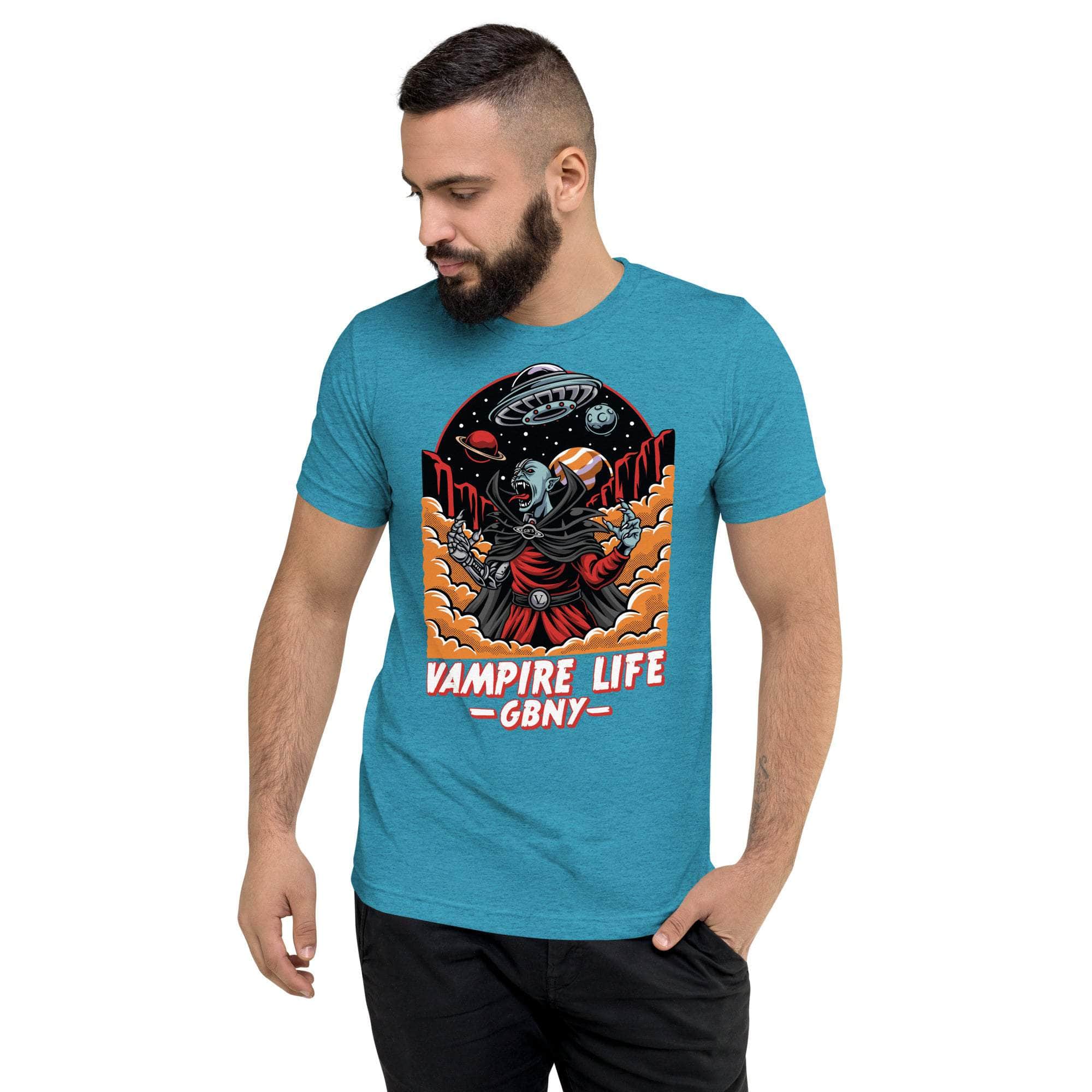 GBNY Aqua Triblend / XS Vamp Life X GBNY "Space Vampire" T-shirt - Men's 3872353_6464