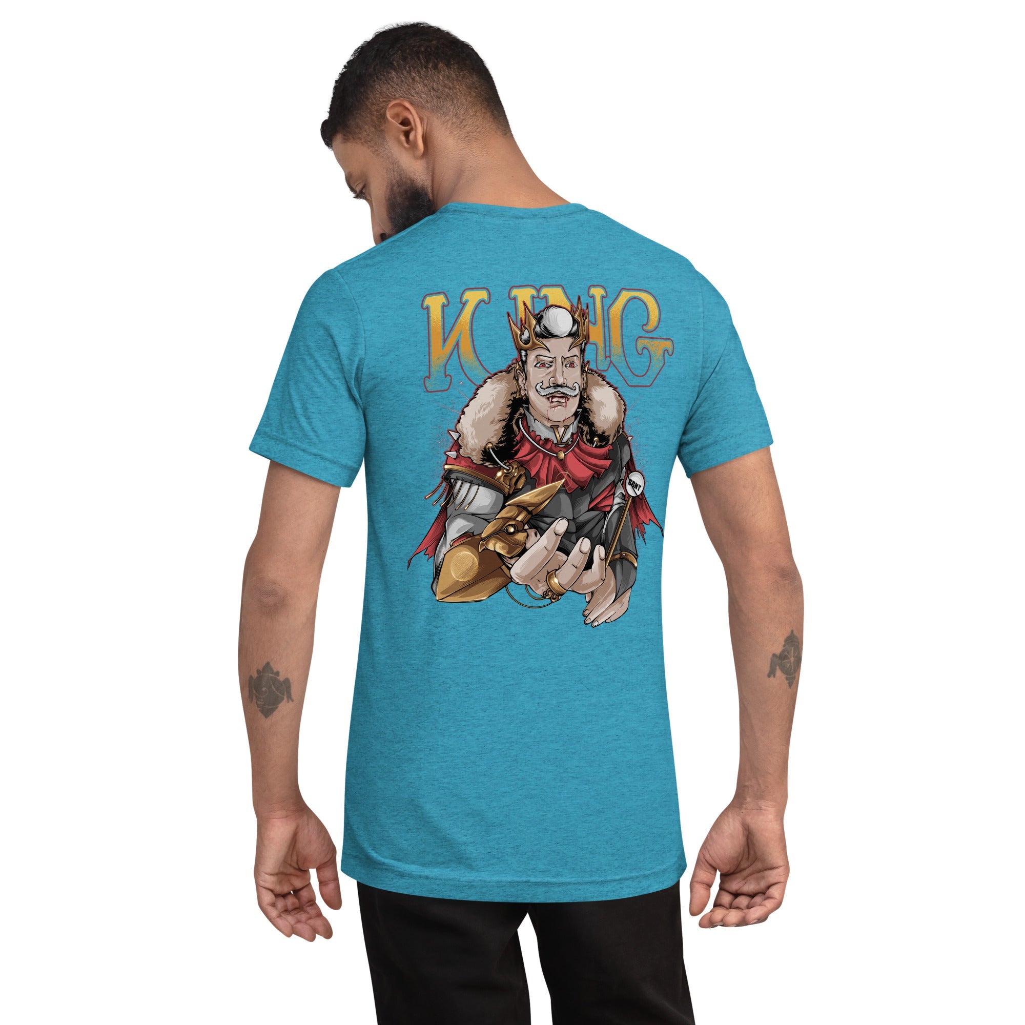 GBNY Aqua Triblend / XS Vamp Life X GBNY "Vamp King" T-shirt - Men's 8741511_6464