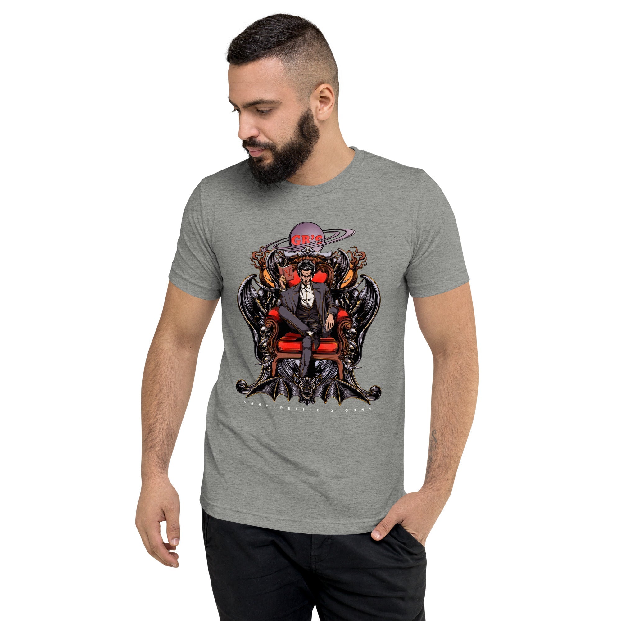 GBNY Athletic Grey Triblend / XS Vamp Life X GBNY "Street Vamp" T-shirt - Men's 7008791_6472