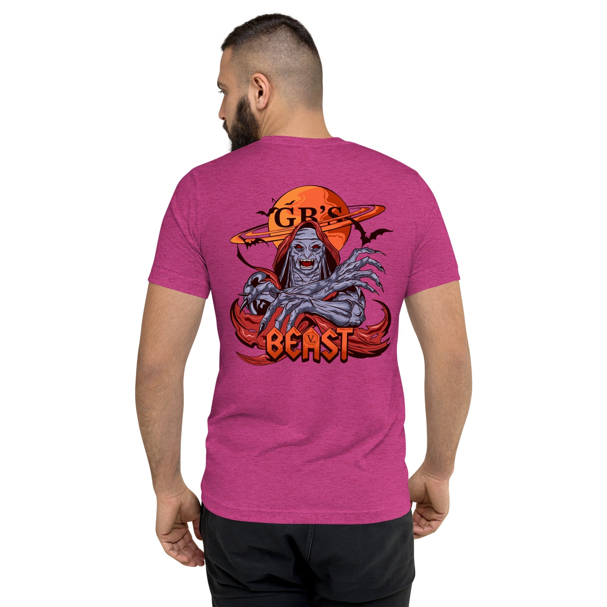 GBNY Berry Triblend / XS Vamp Life X GBNY "Beast" T-shirt - Men's 7804071_6480