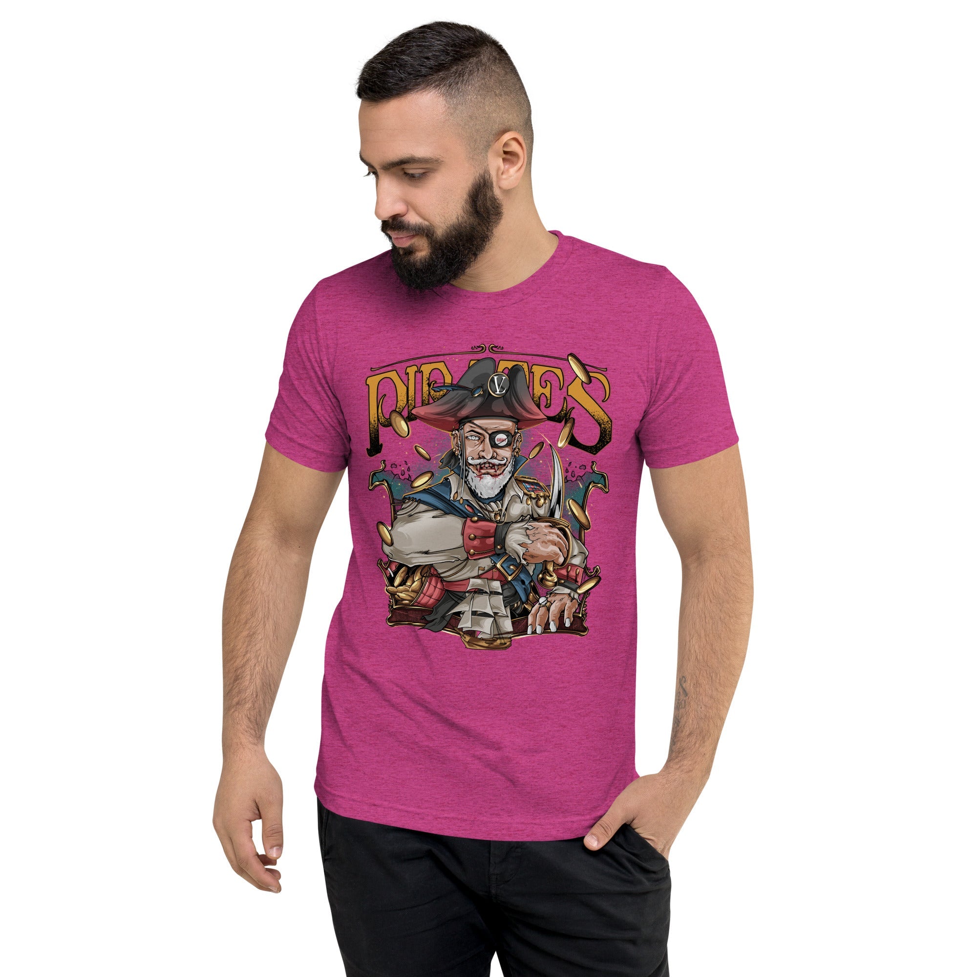 GBNY Berry Triblend / XS Vamp Life X GBNY "Pirates King" T-shirt - Men's 4461701_6480