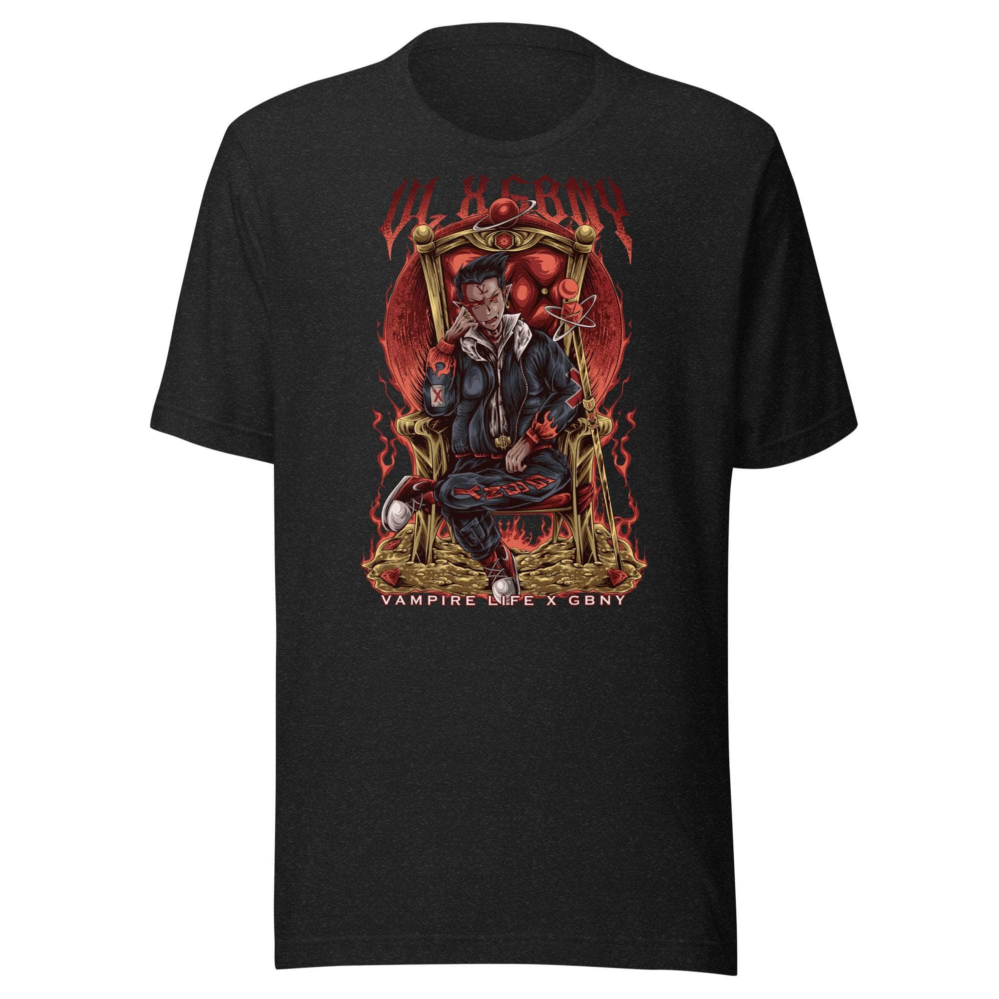 GBNY Black Heather / XS Vamp Life x GBNY Red Fire T-Shirt 3936936_9575