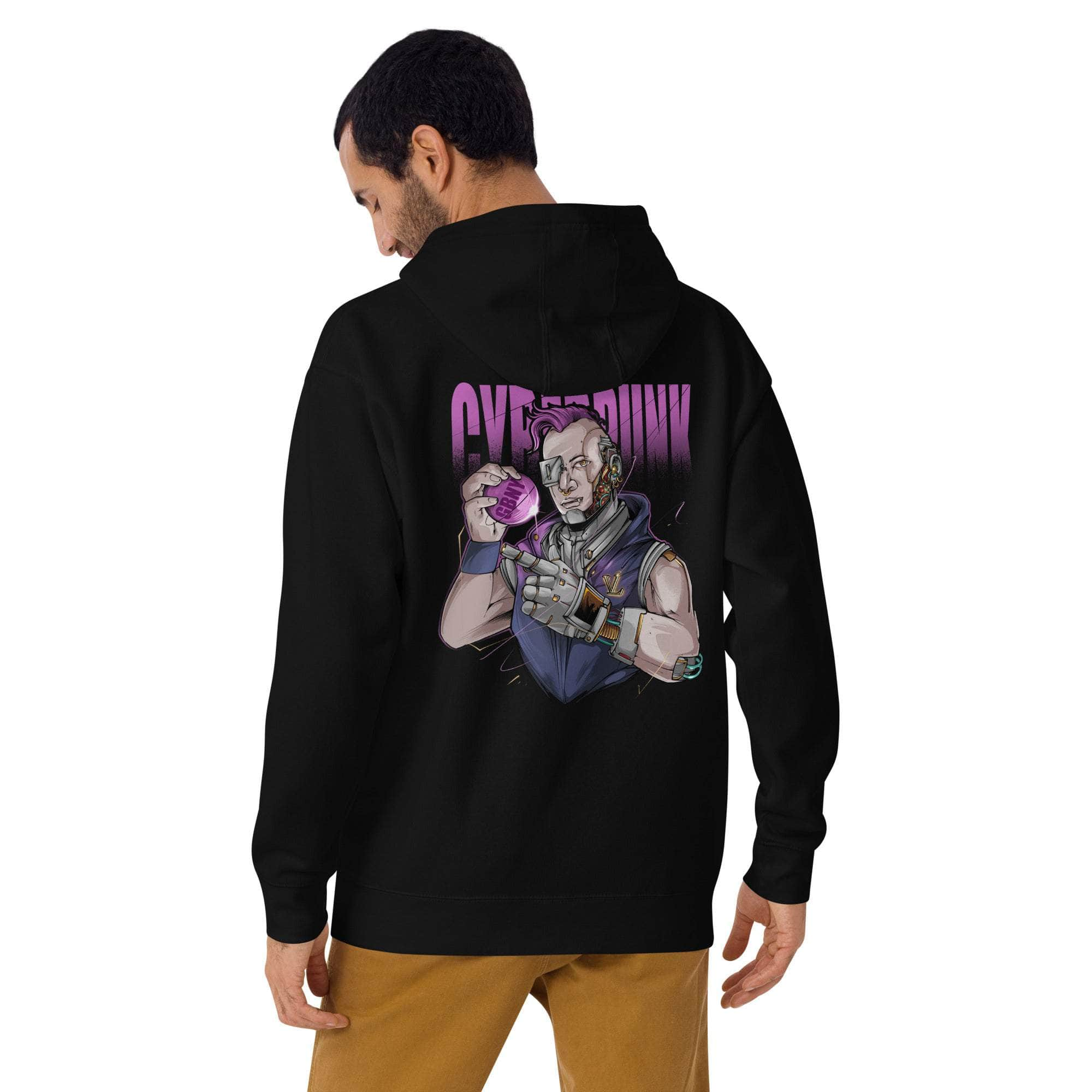 GBNY Black / S Vamp Life x GBNY Cyber Punk Hoodie - Men's 8949123_10779