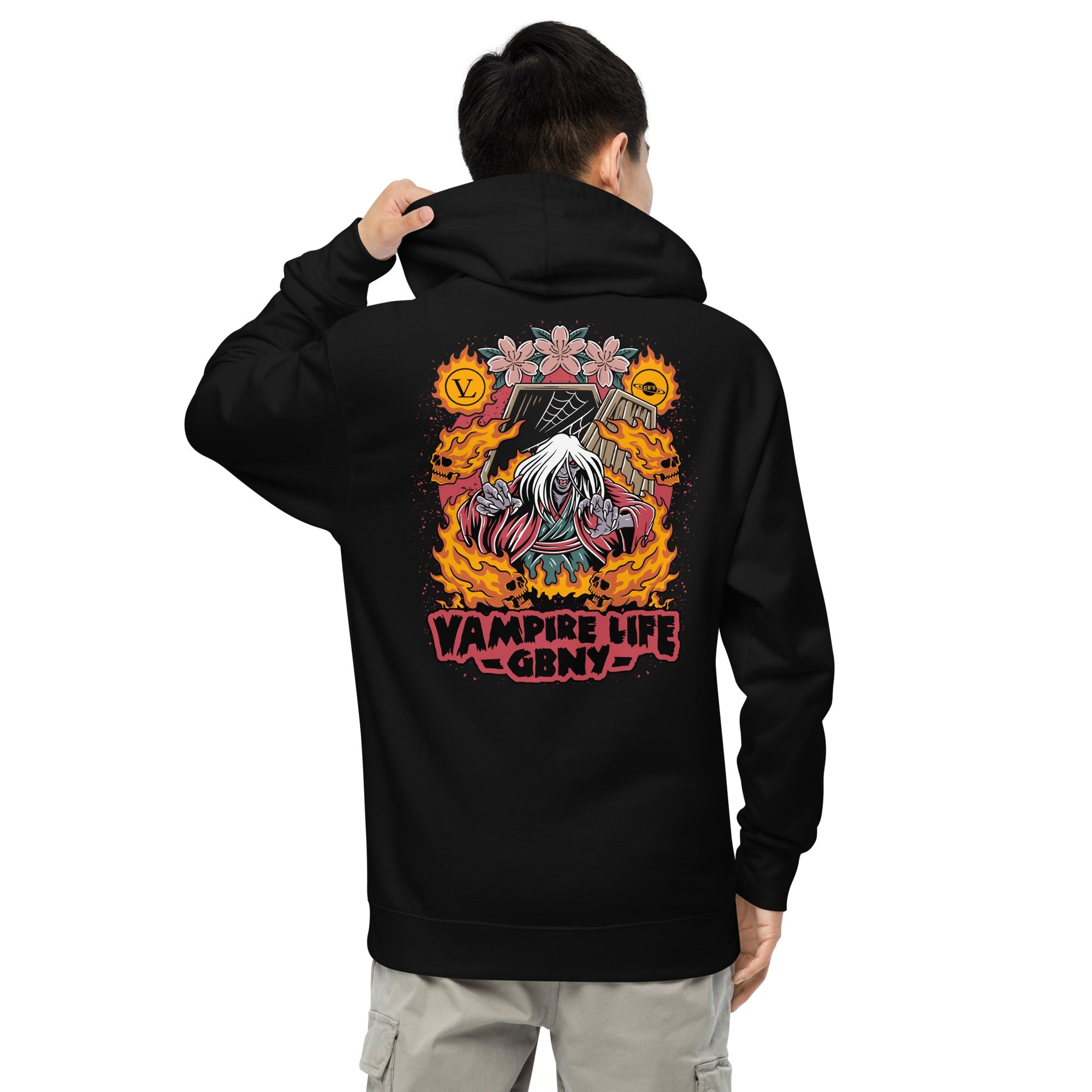 GBNY Black / S Vamp Life X GBNY "Fiery Vamp" Hoodie - Men's 7487716_15577